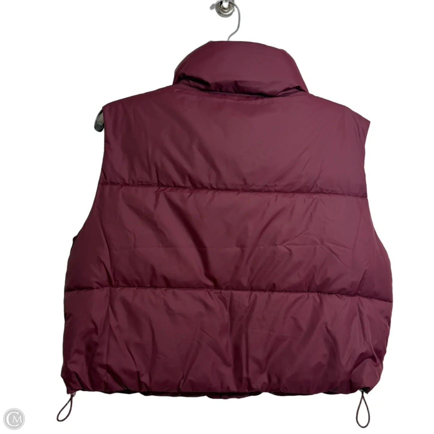 Vest Puffer & Quilted By Loft In Maroon, Size: Sp