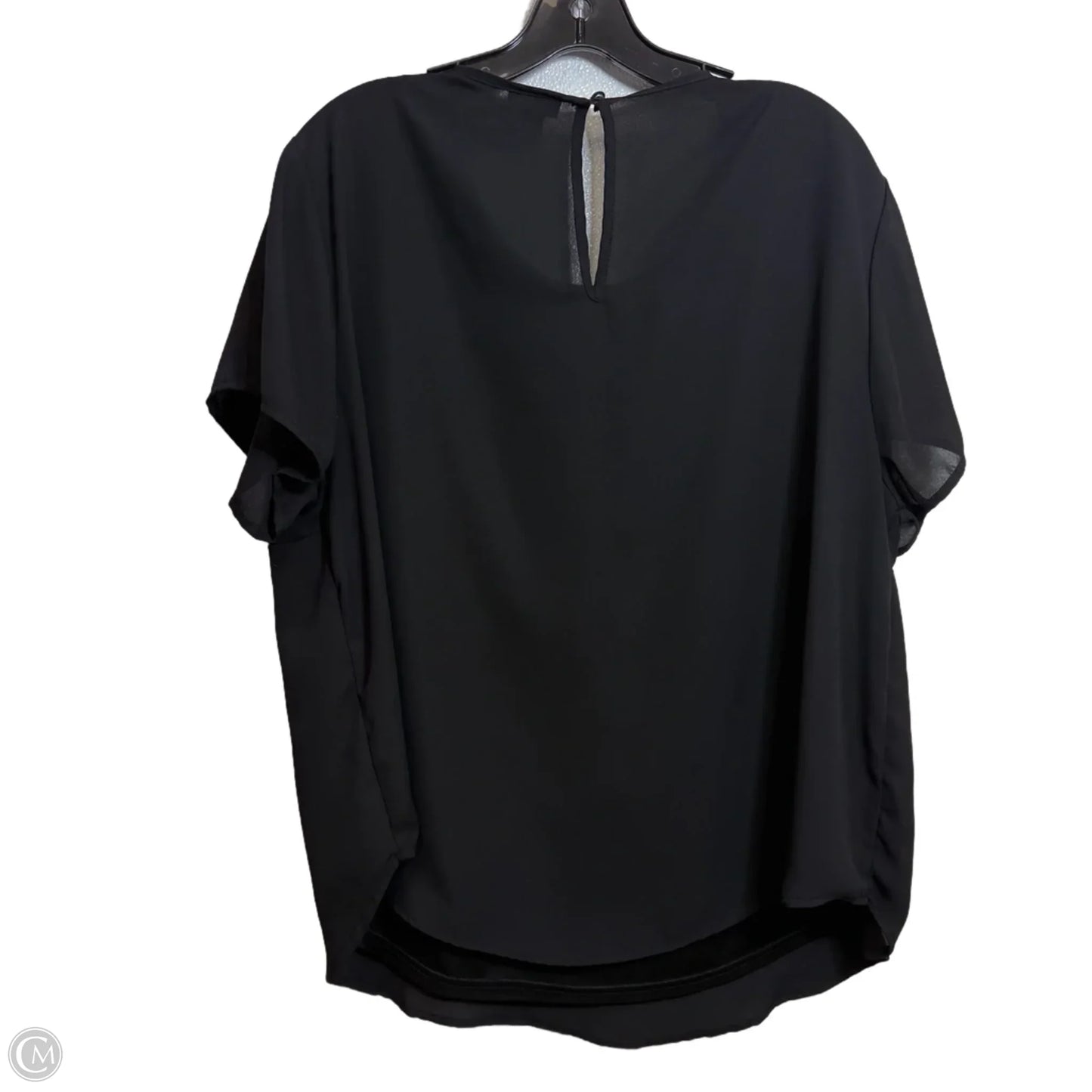 Top Short Sleeve By Torrid In Black, Size: L