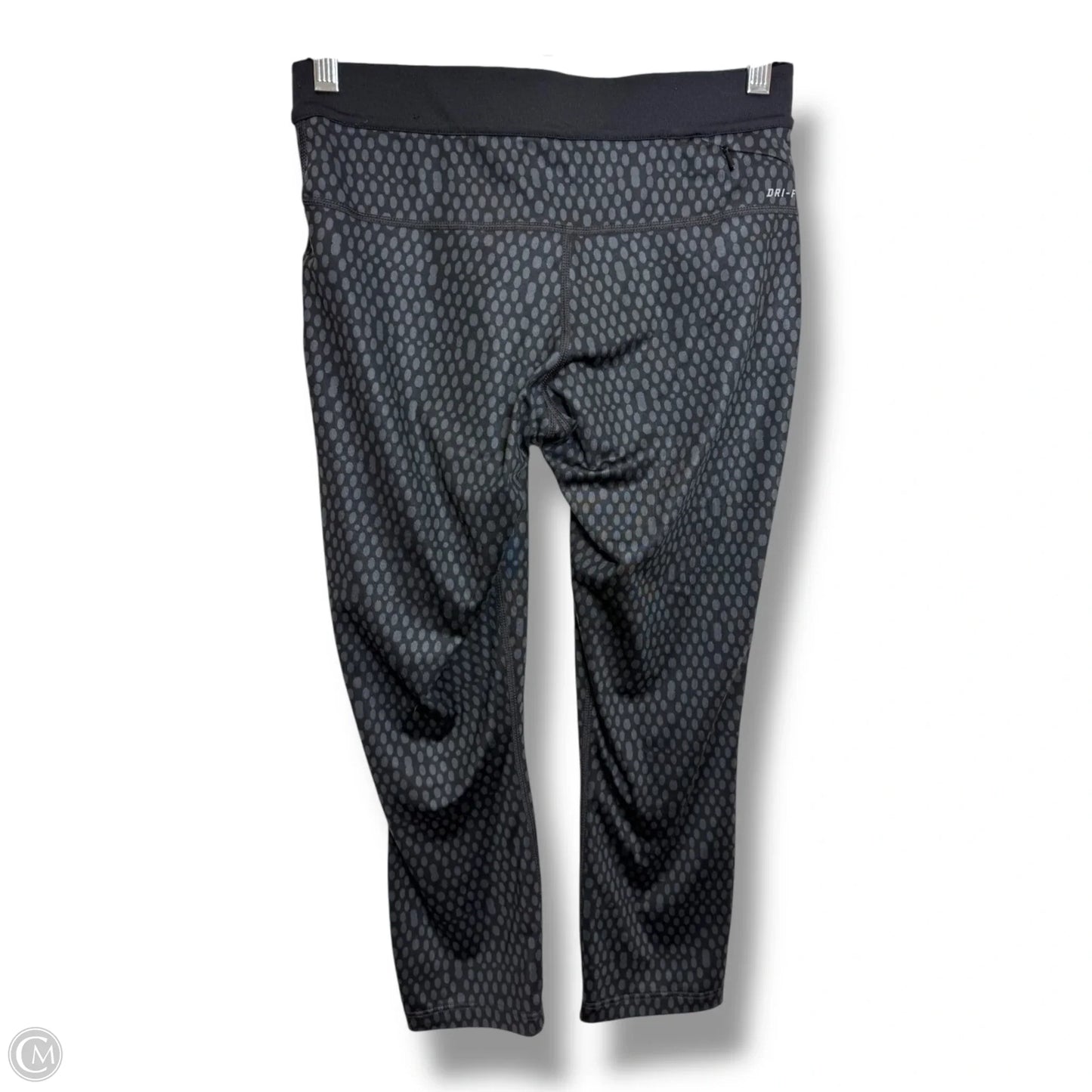 Cropped Athletic Leggings By Nike In Black, Size: S
