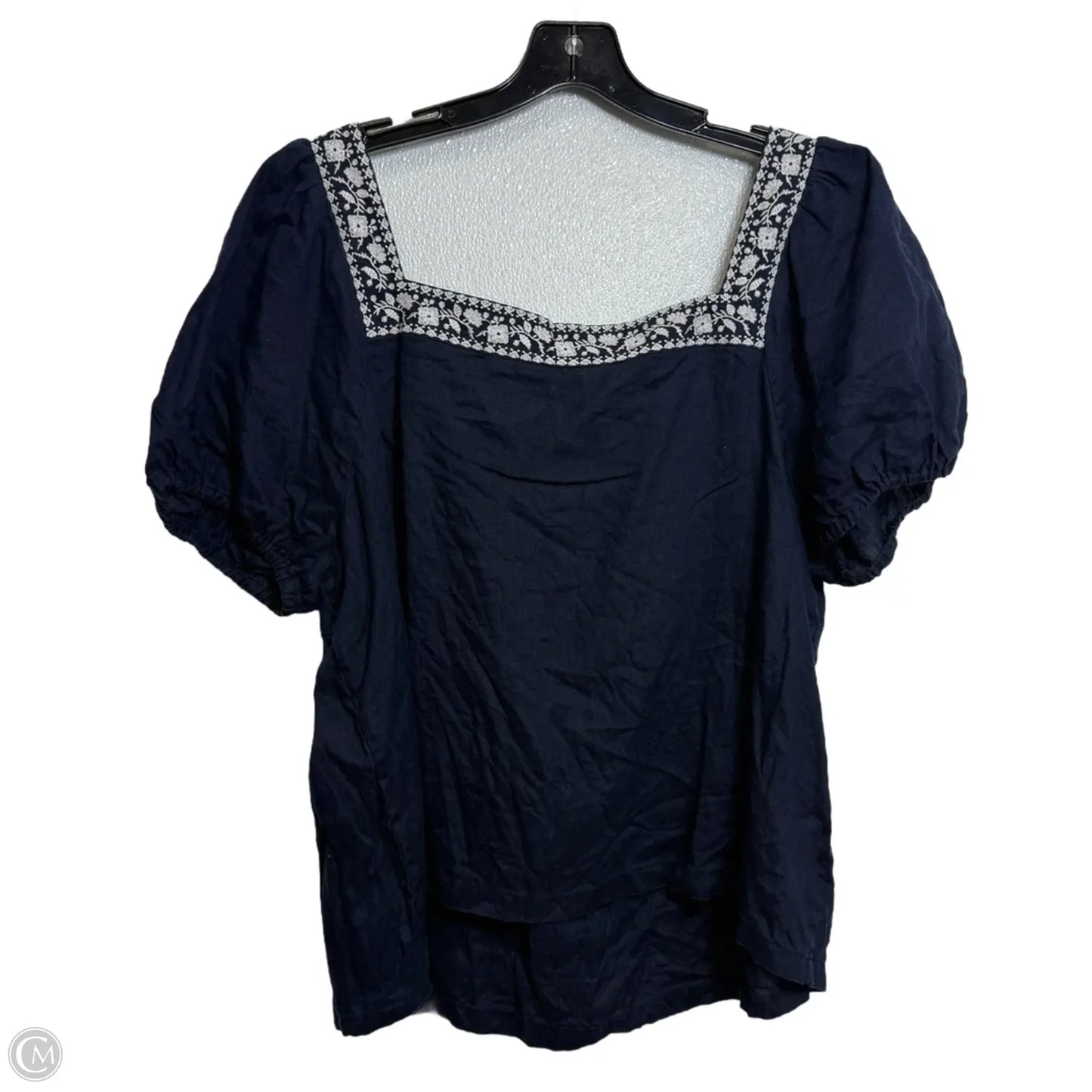 Top Short Sleeve Basic By Boden In Navy, Size: 16