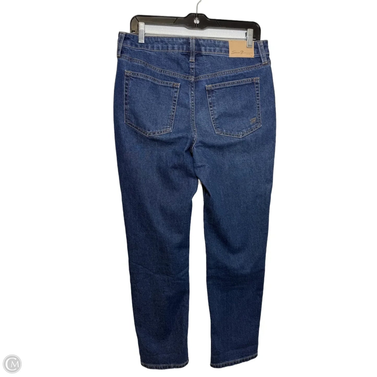 Jeans Boot Cut By Seven 7 In Blue Denim, Size: 6