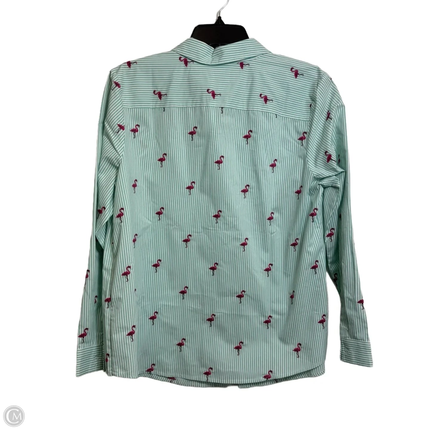 Top Long Sleeve By Clothes Mentor In Striped Pattern, Size: L