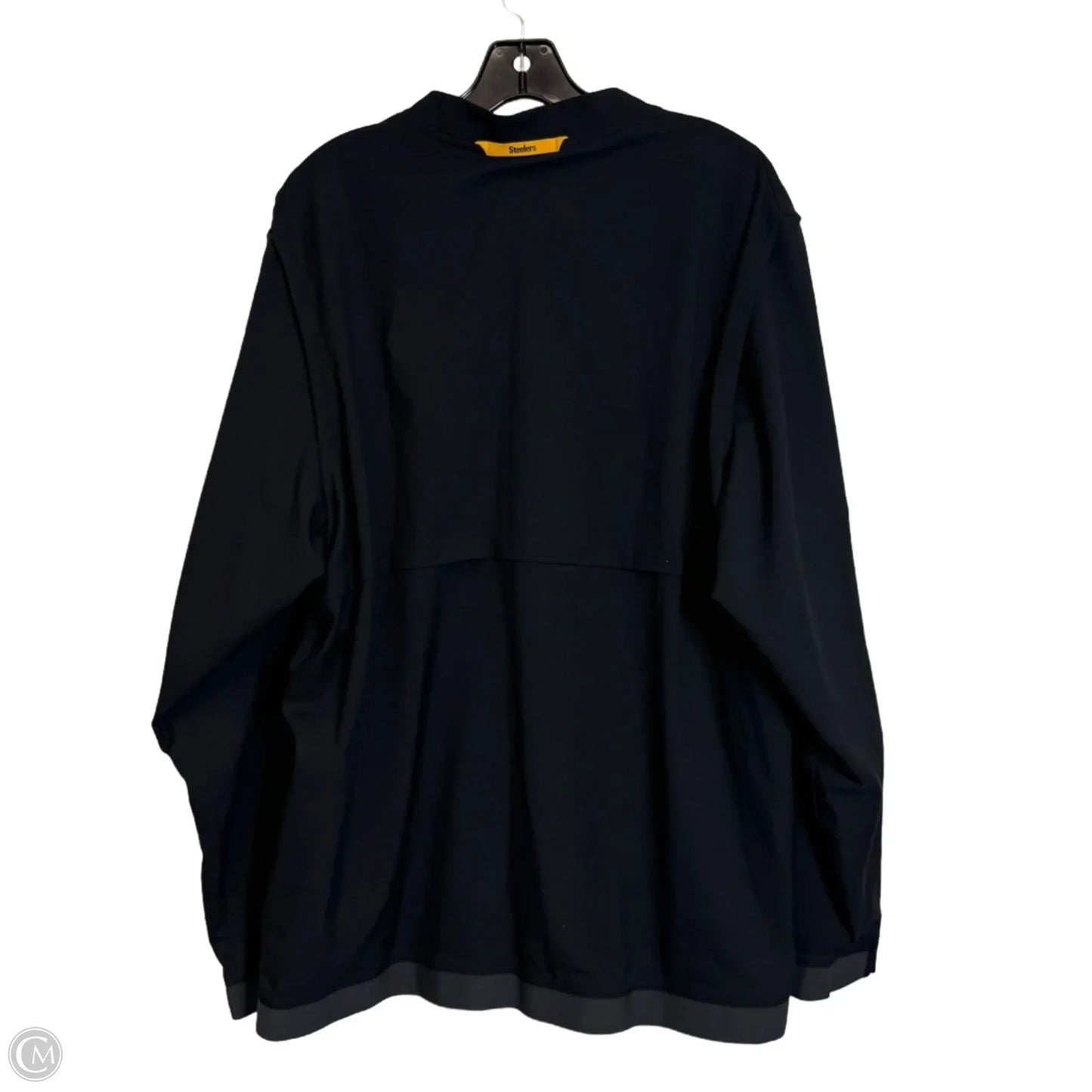 Pittsburgh Steelers zip up Long Sleeve By Nfl In Black & Gold, Size: Xl