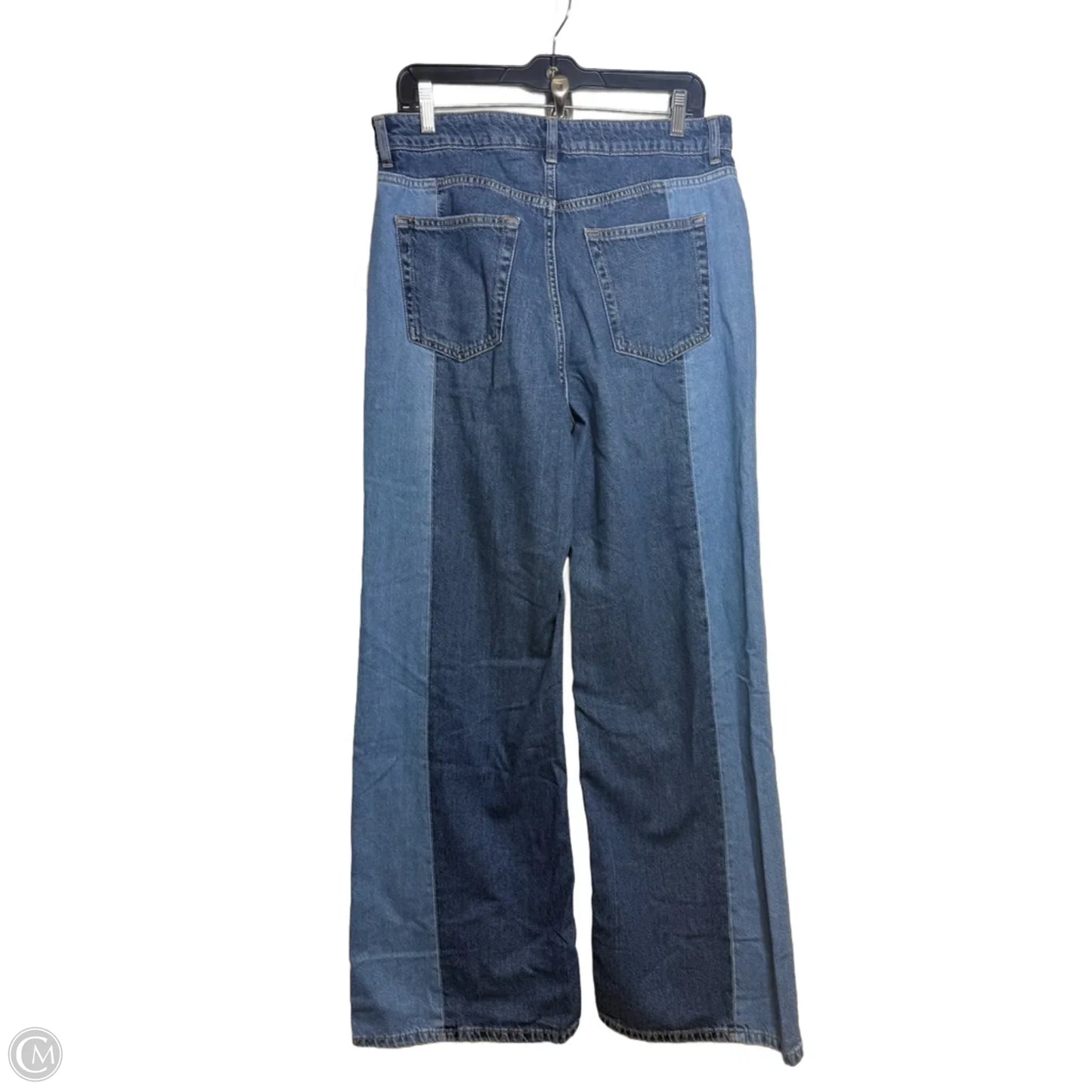 Jeans Wide Leg By Divided In Blue Denim, Size: 10