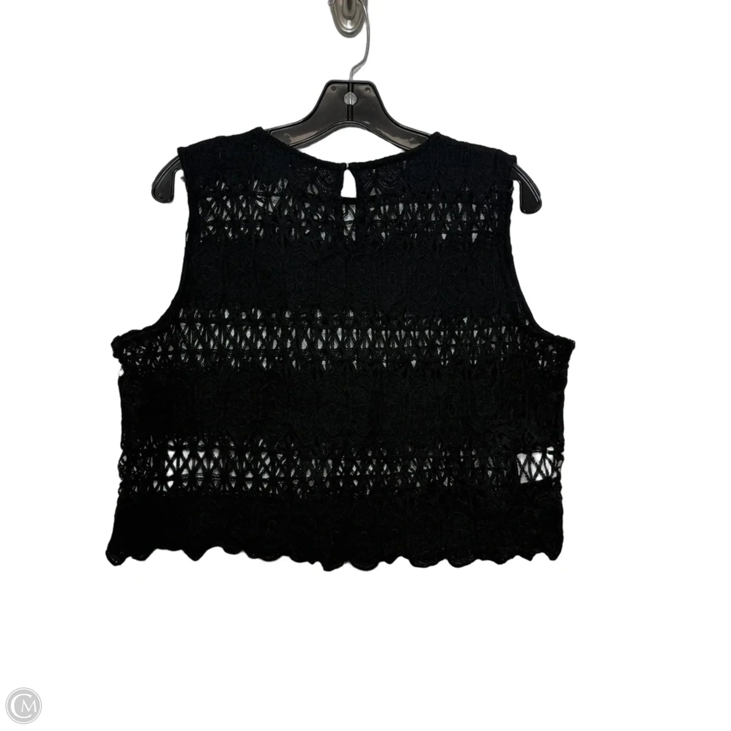 Top Sleeveless Basic By Express In Black, Size: L