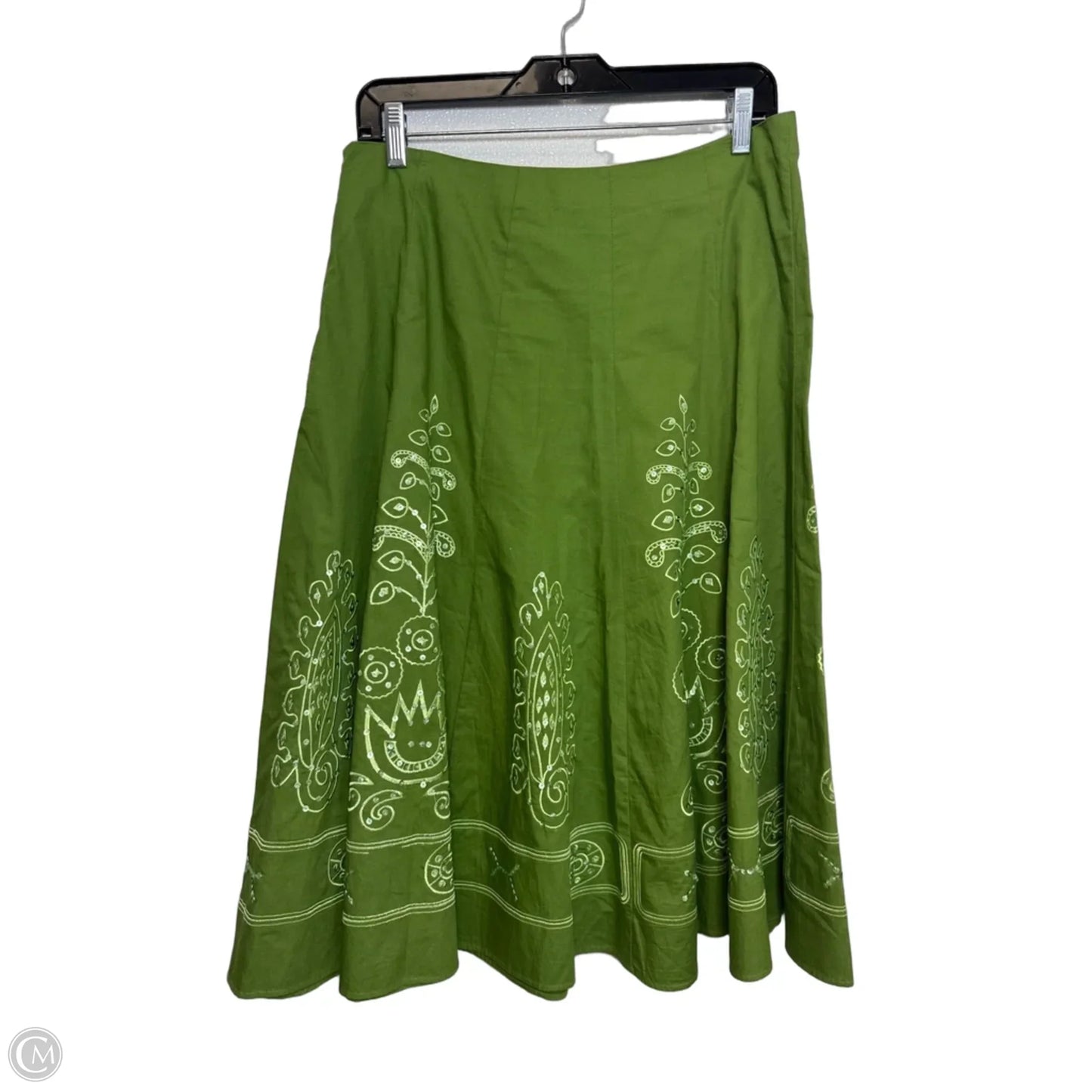 Skirt Midi By Allison Taylor In Green, Size: 10