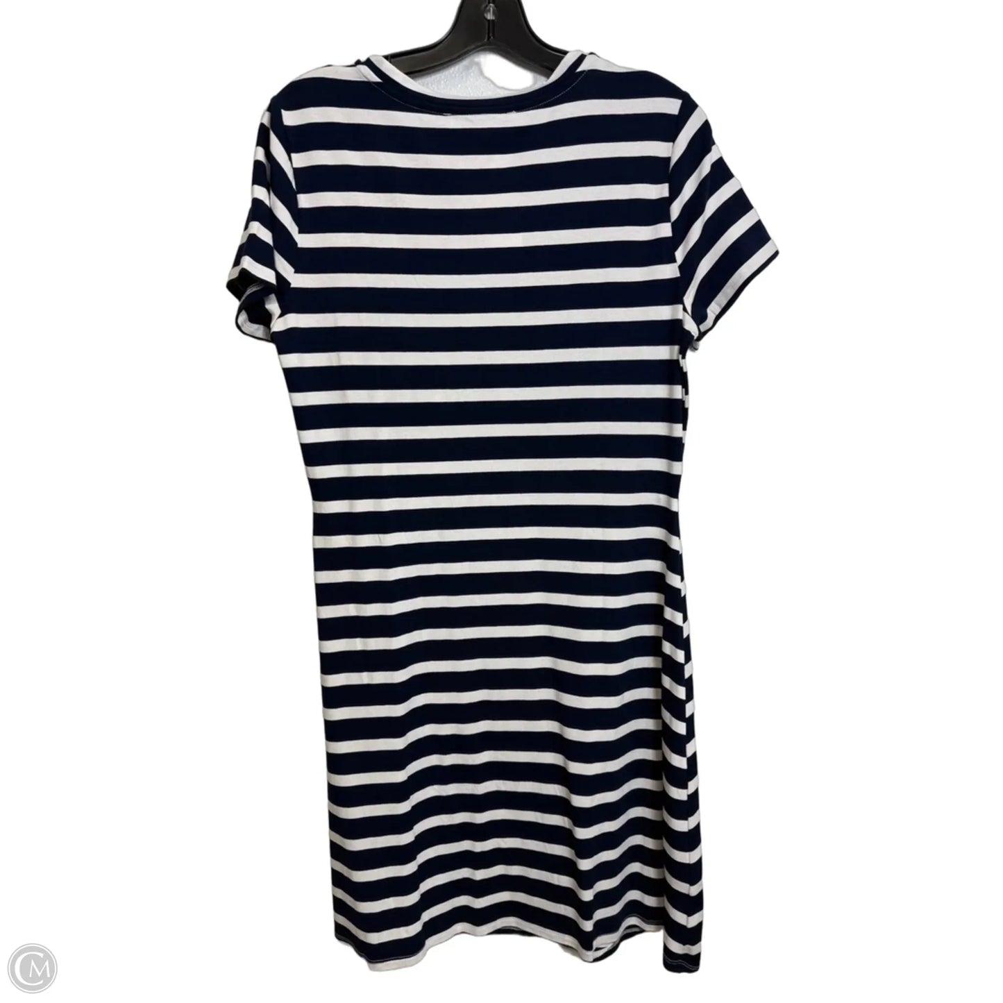 Dress Casual Short By Loft In Striped Pattern, Size: M
