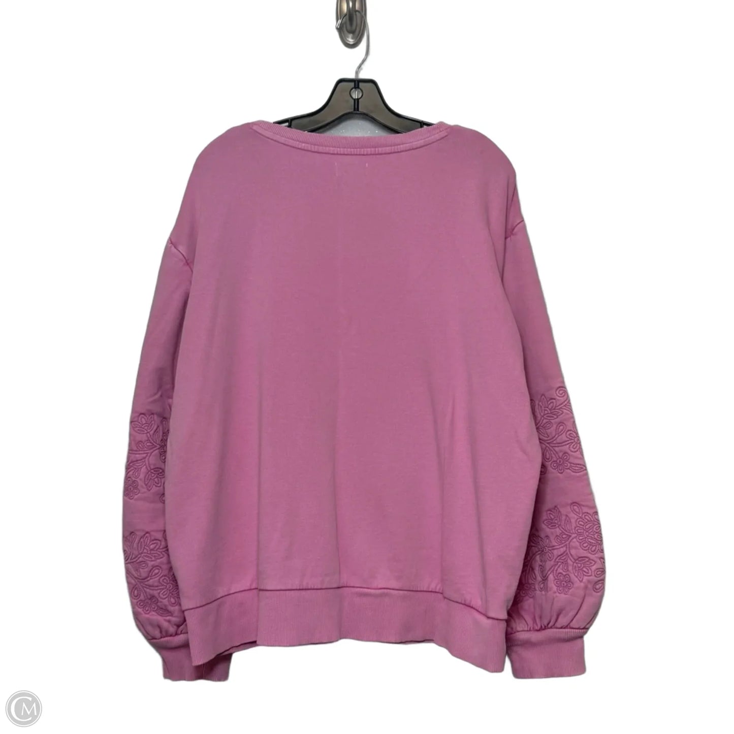 Top Long Sleeve By Wonderly In Pink, Size: Xl