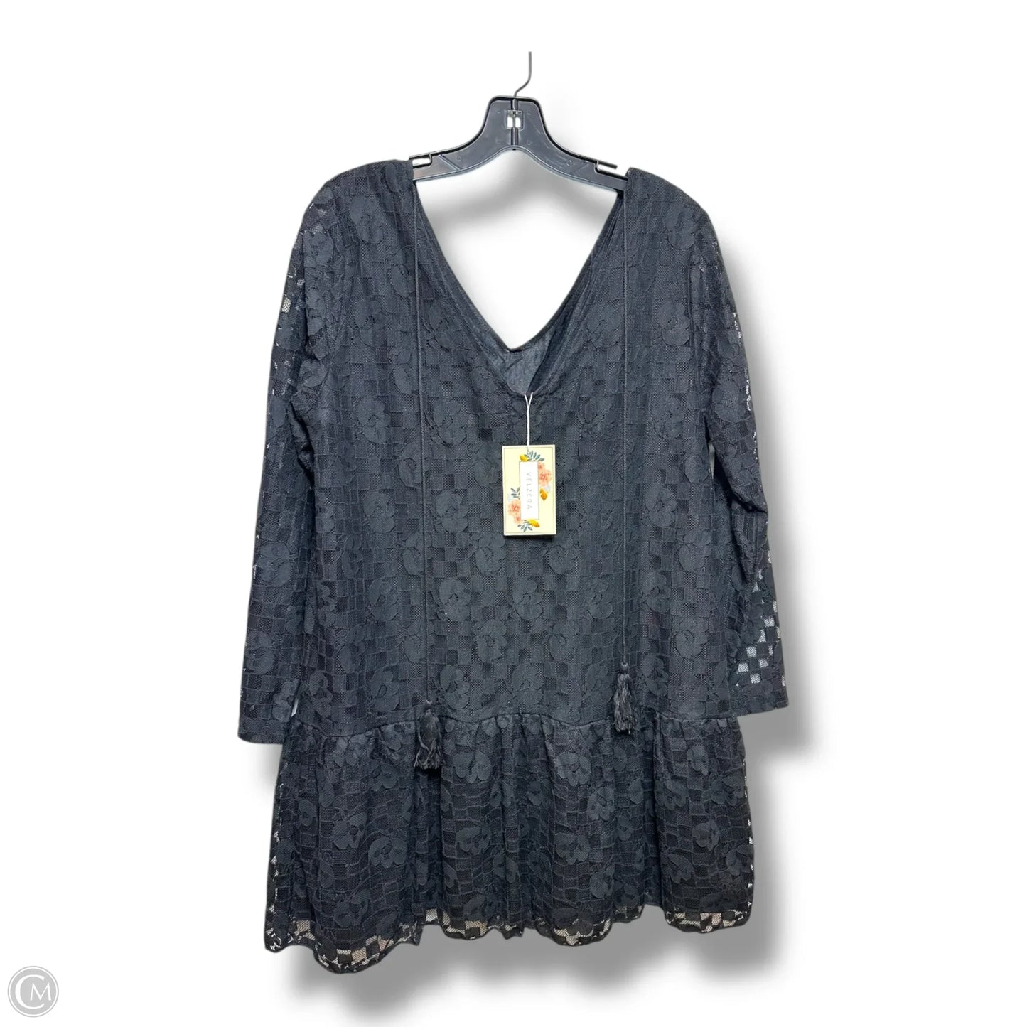Top Long Sleeve By Clothes Mentor In Black, Size: L
