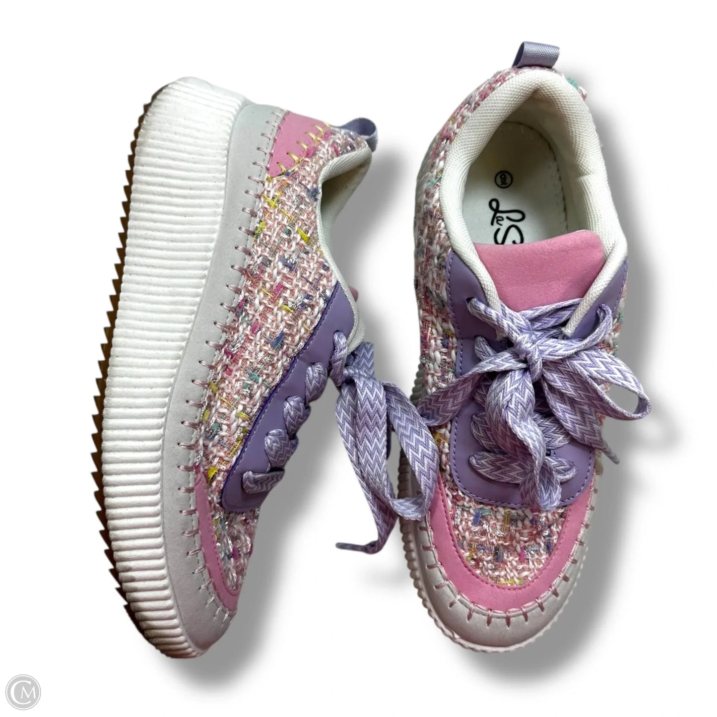 Shoes Sneakers By Clothes Mentor In Pink, Size: 9