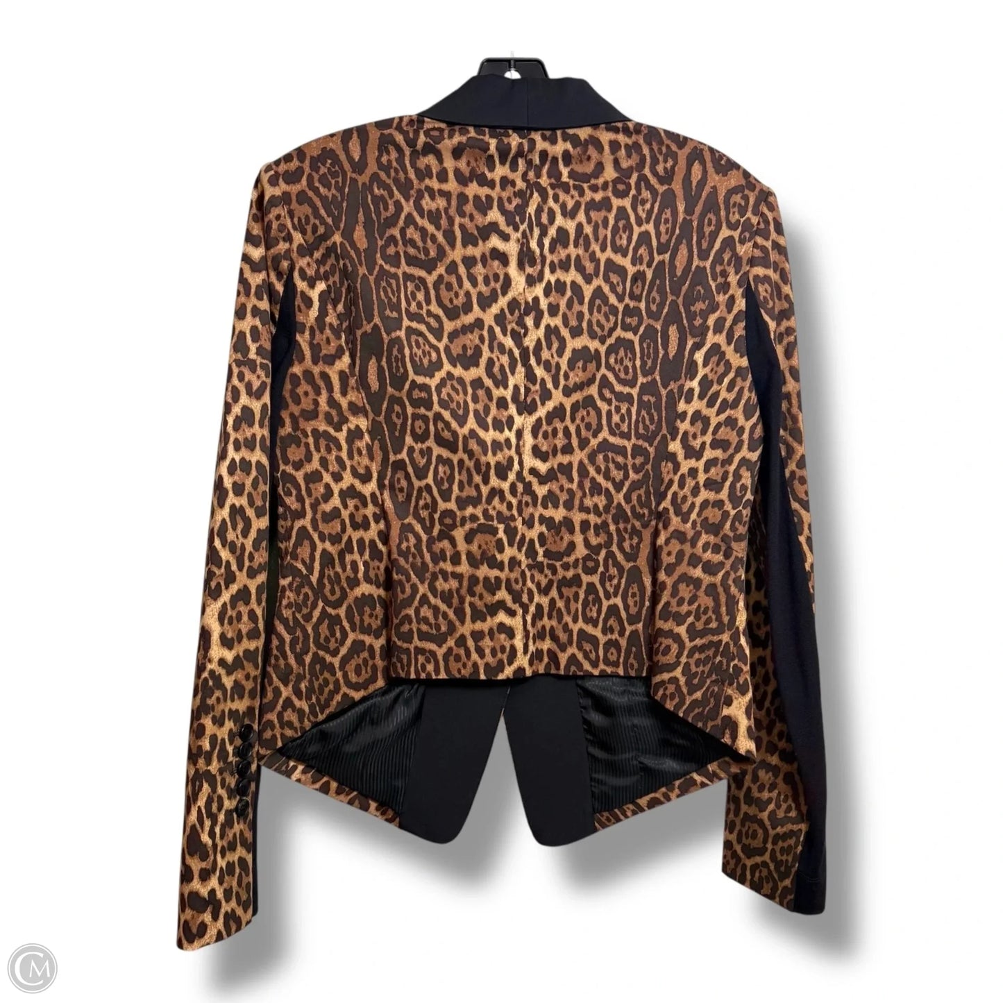 Blazer By Bcbgmaxazria In Animal Print, Size: L