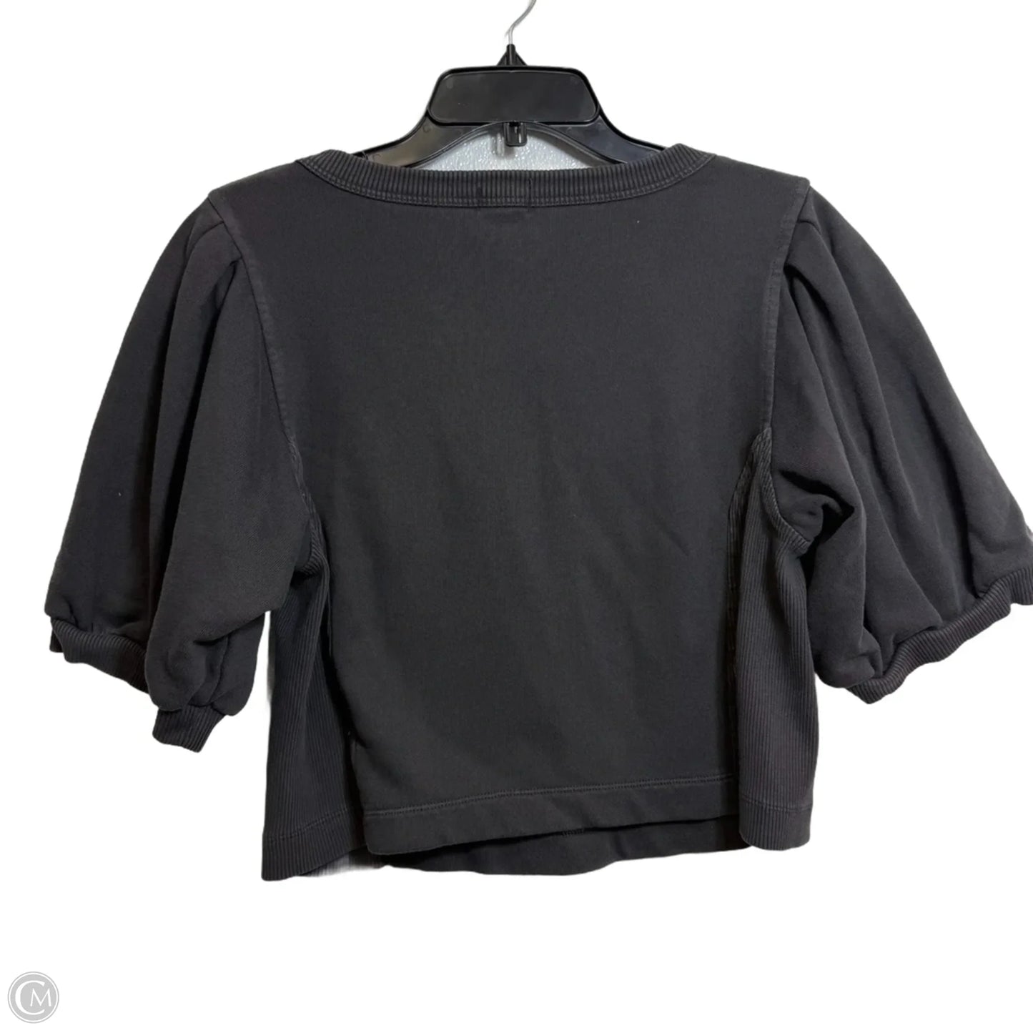 Top Short Sleeve By Aerie In Black, Size: L