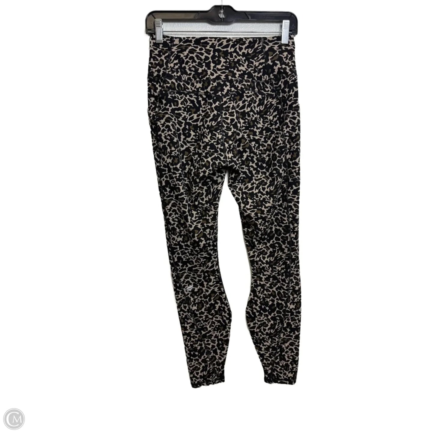 Athletic Leggings By Fabletics In Animal Print, Size: M