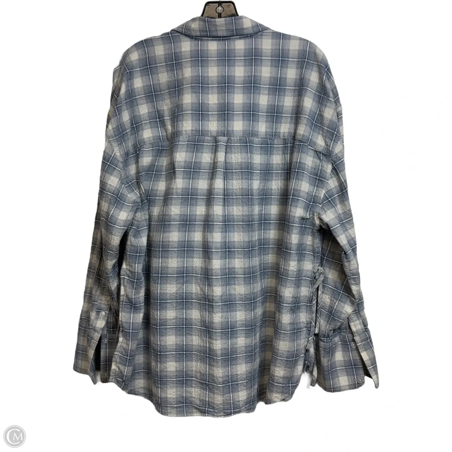 Top Long Sleeve By American Eagle In Blue, Size: Xl