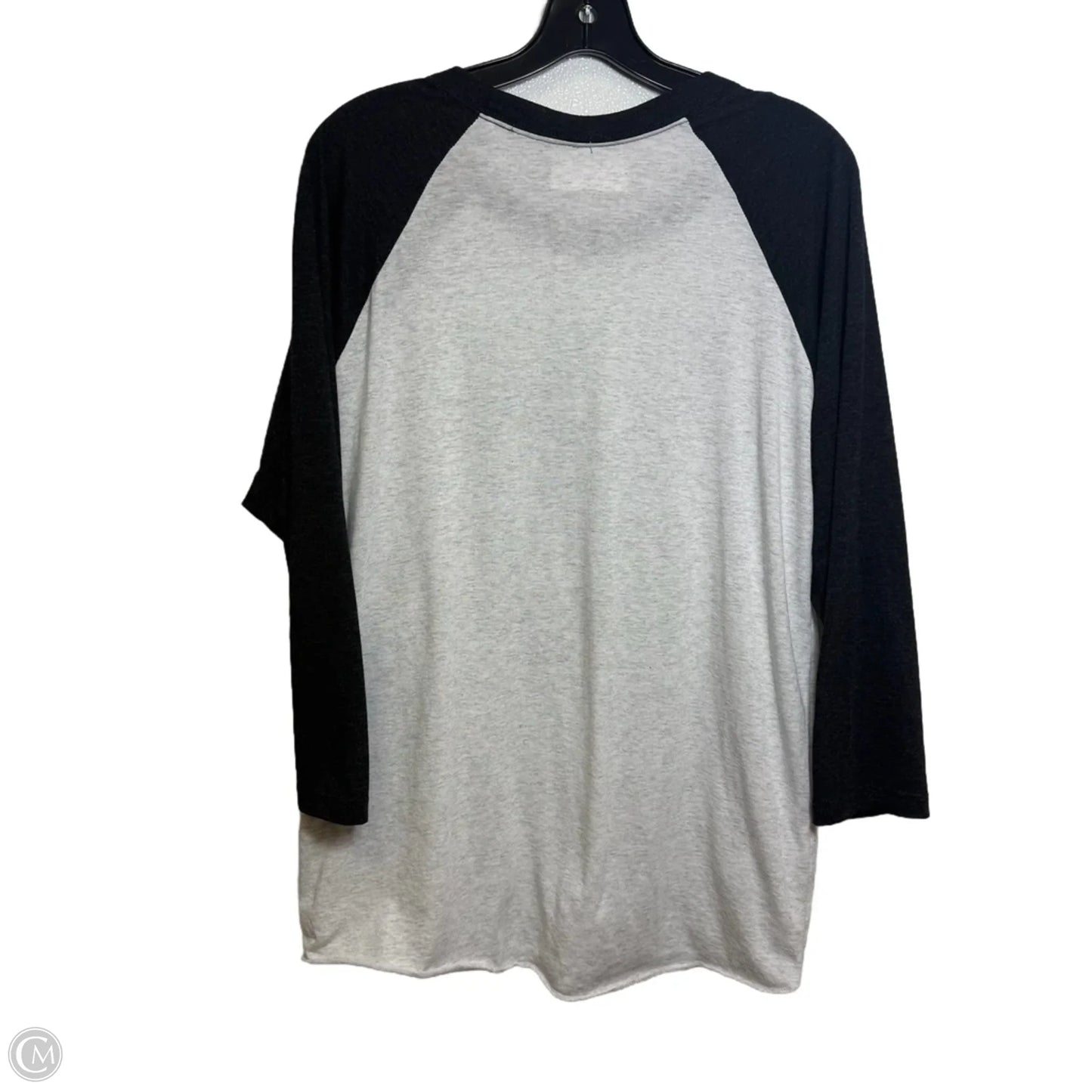Top Long Sleeve Basic By Clothes Mentor In Grey, Size: M