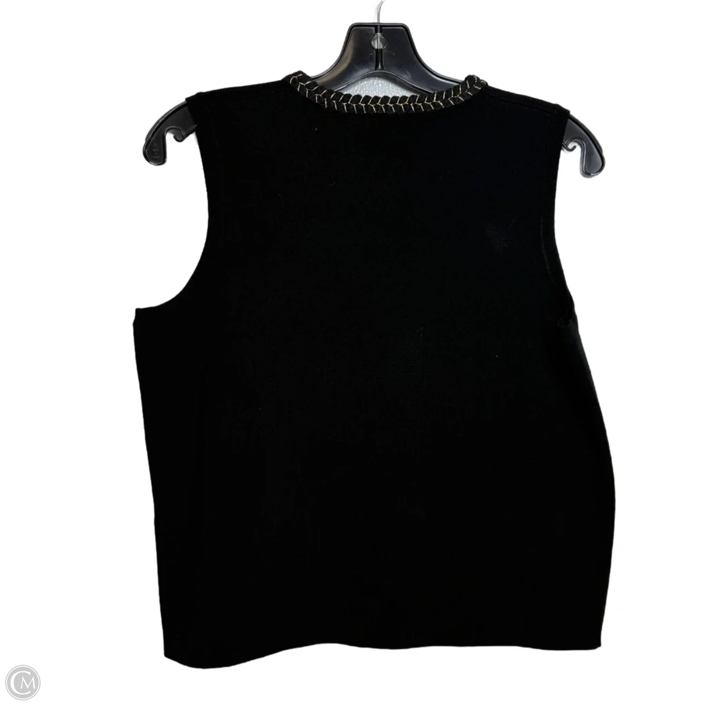 Vest Other By Adrianna Papell In Black, Size: M