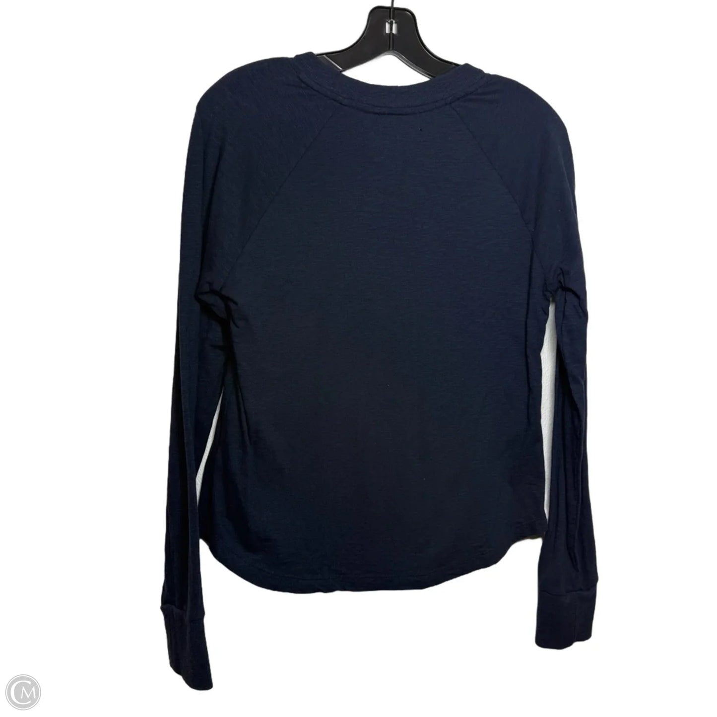 Top Long Sleeve By Evereve In Navy, Size: S