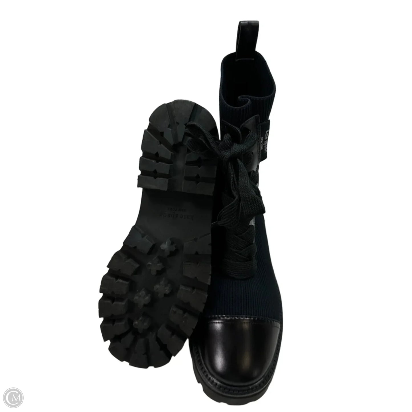 Boots Designer By Kate Spade In Black, Size: 7