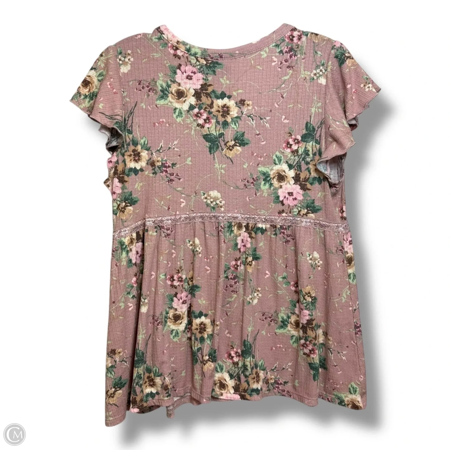 Top Short Sleeve By Torrid In Pink, Size: Xl