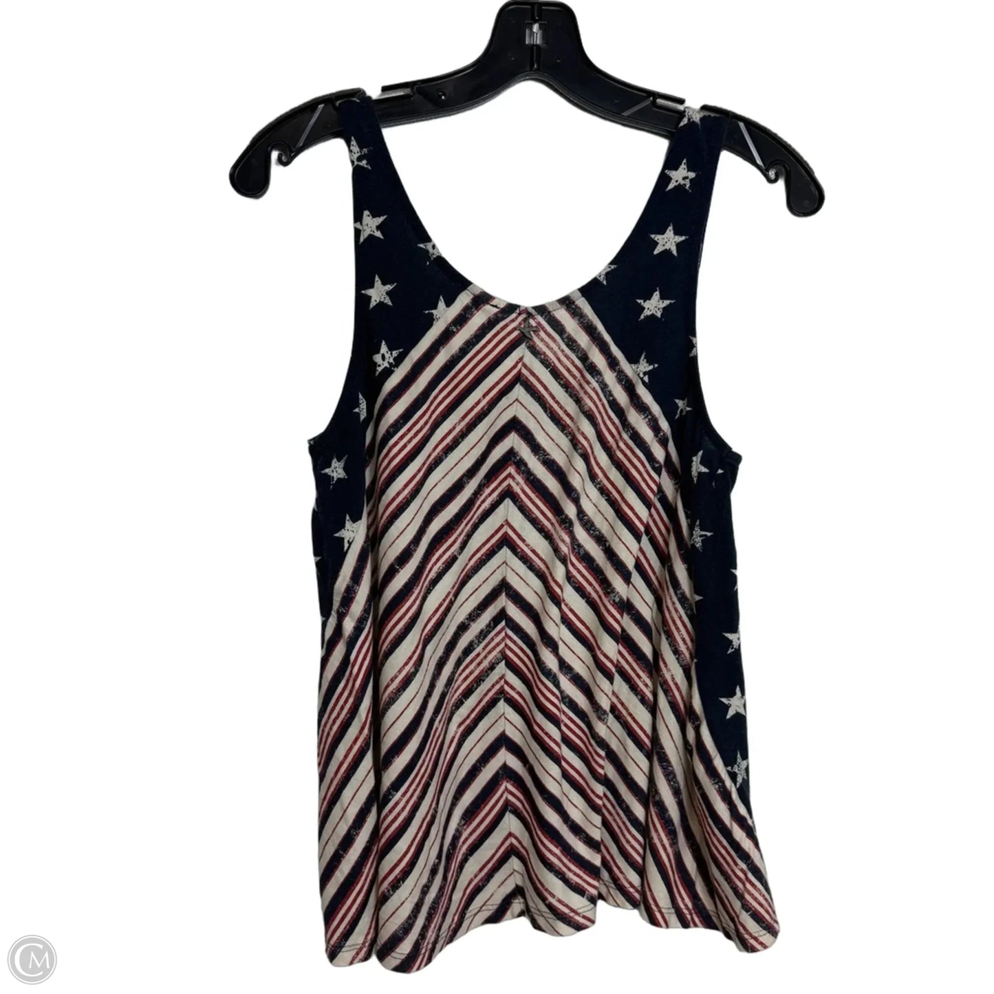 Top Sleeveless By Others Follow In Red & White, Size: S