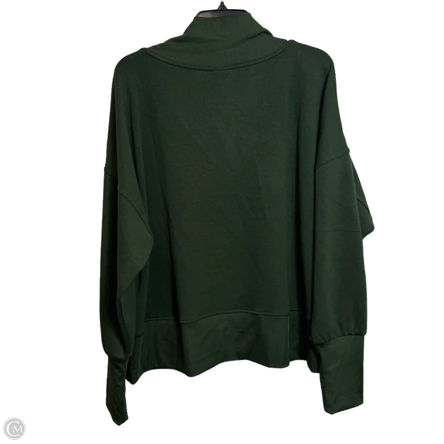 Sweatshirt Collar By Scoop In Green, Size: Xxl
