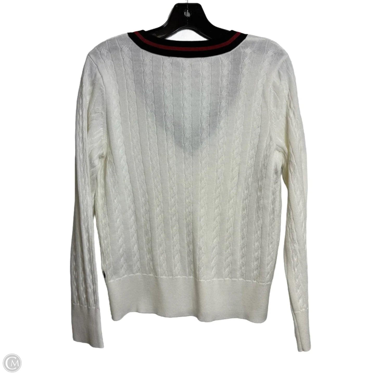 Sweater By Tommy Hilfiger In White, Size: S