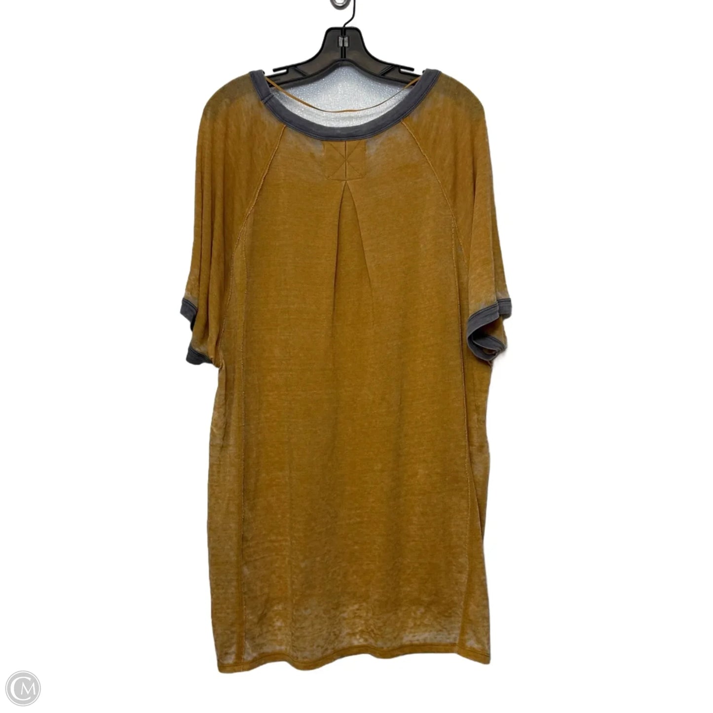 Oversized Top Short Sleeve By We The Free In Yellow, Size: M