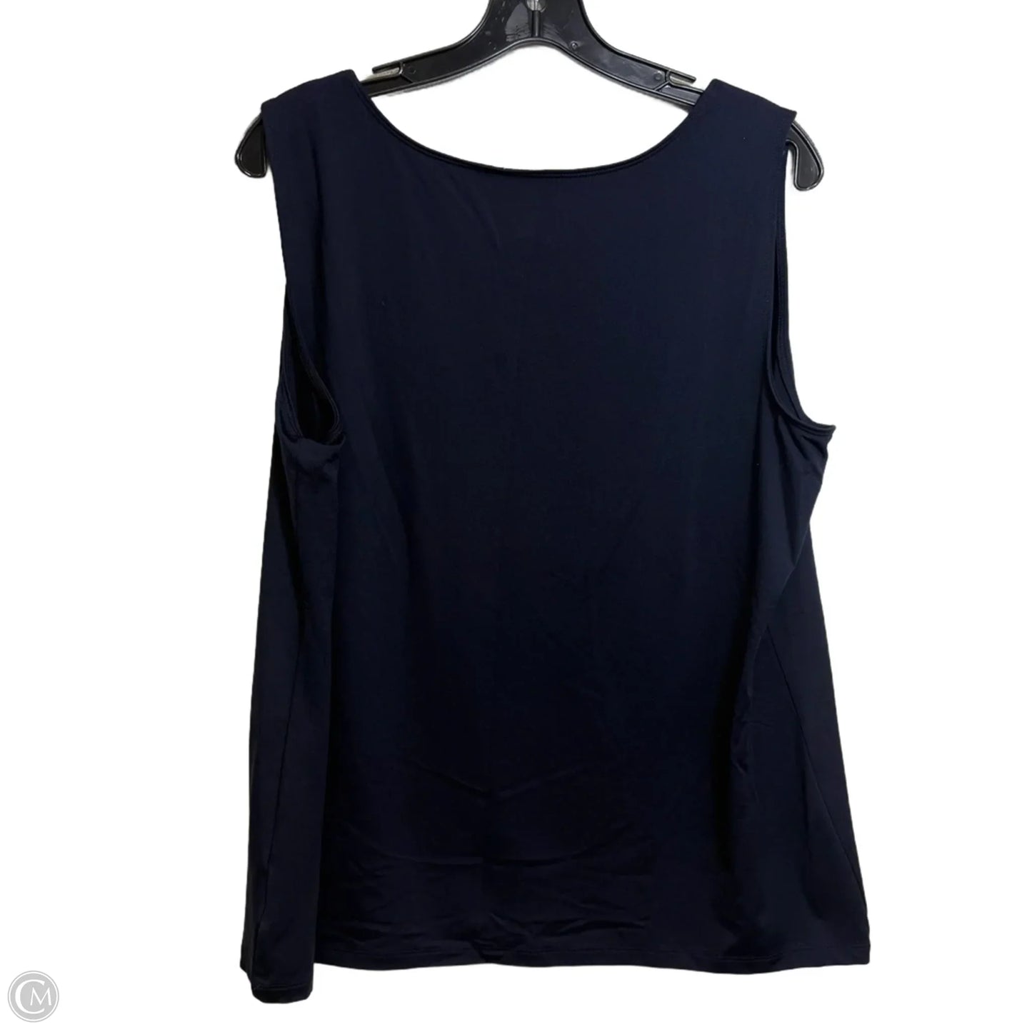 Tank Top By Charter Club In Navy, Size: 2x