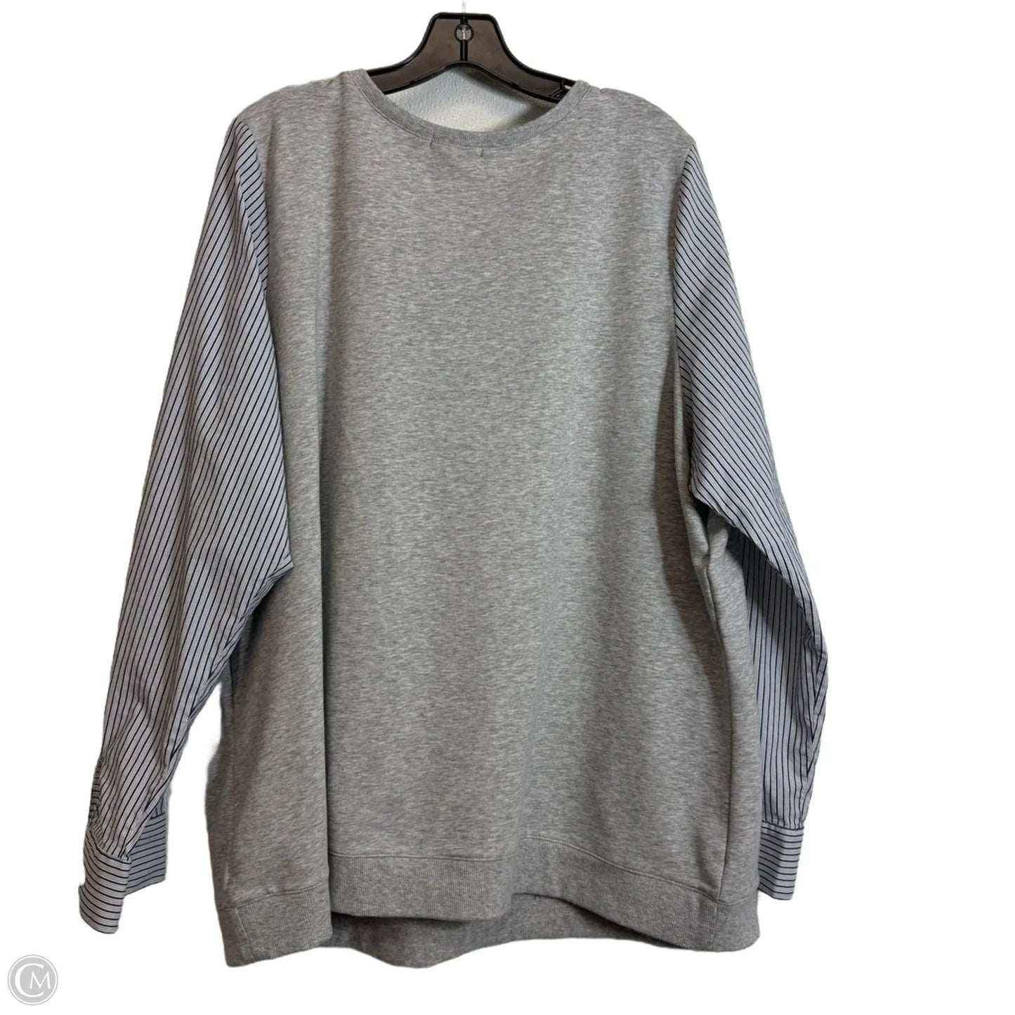 Top Long Sleeve By Lane Bryant In Grey, Size: Xl