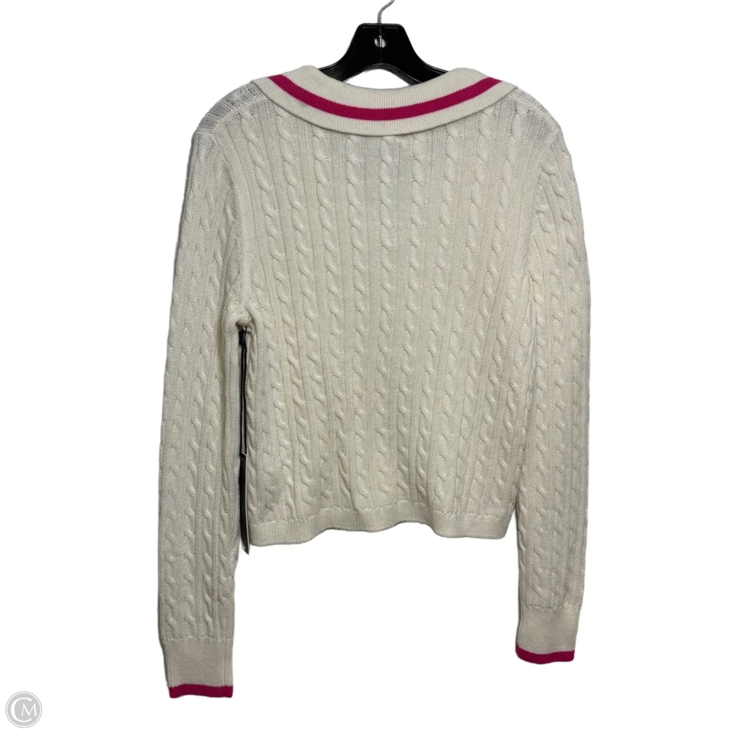 Sweater By Nicole By Nicole Miller In Cream, Size: M