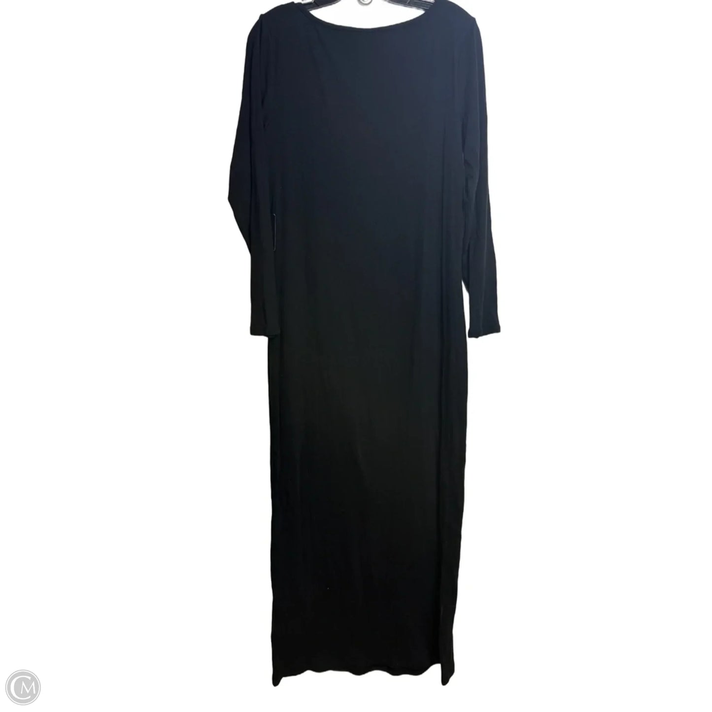 Dress Casual Maxi By Express In Black, Size: L