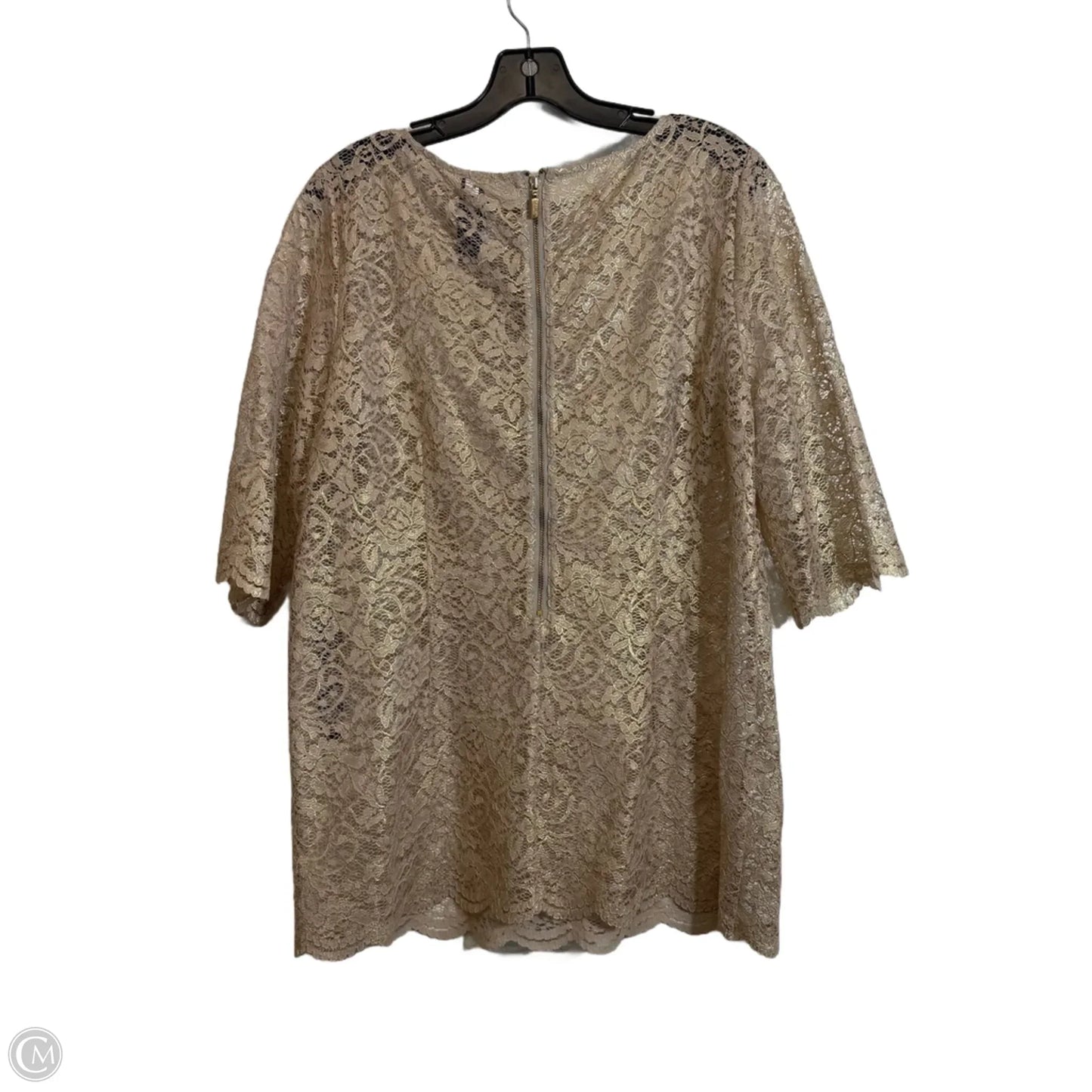 Top Long Sleeve By Chicos In Gold, Size: S