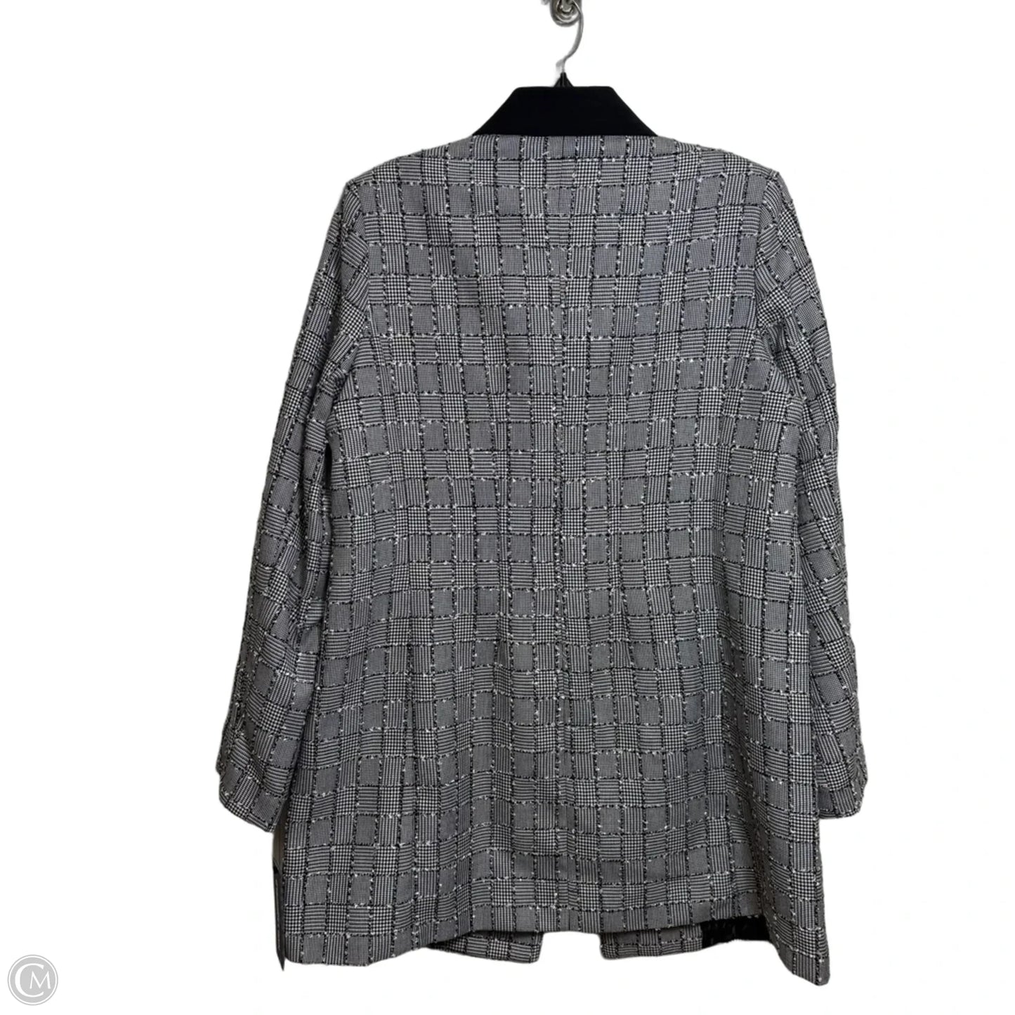 Blazer Designer By Karl Lagerfeld In Black, Size: 16