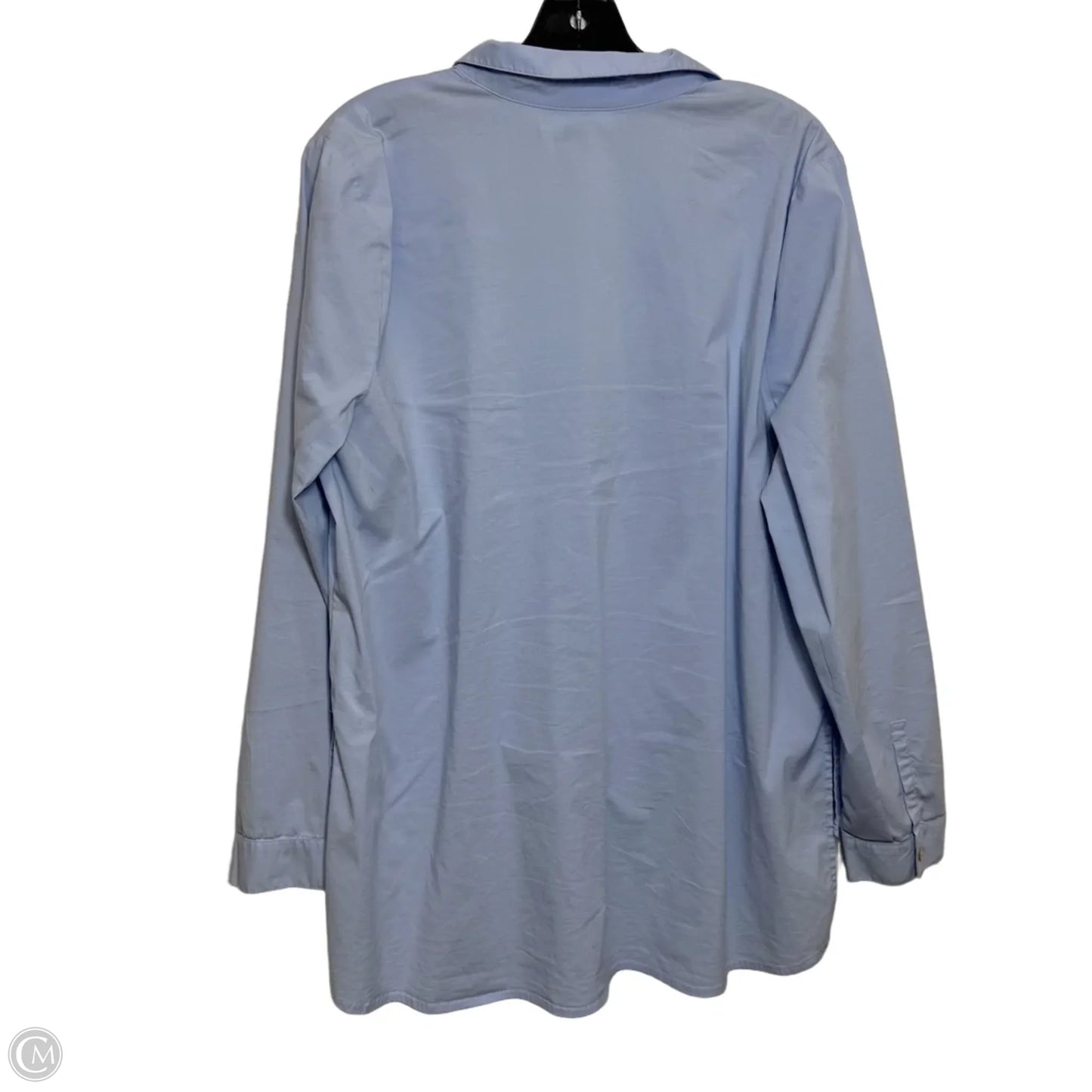 Top Long Sleeve By J. Jill In Blue, Size: L