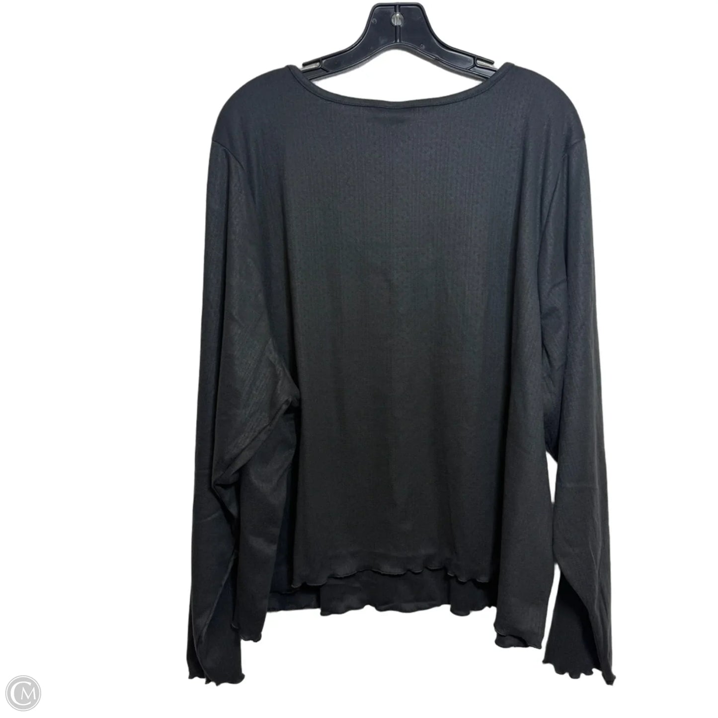 Top Long Sleeve By Old Navy In Grey, Size: 4x