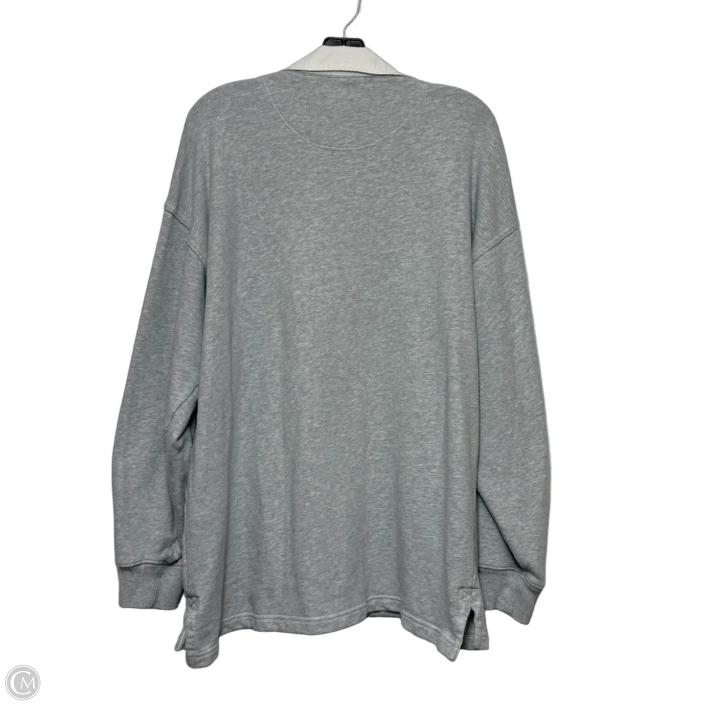 Top Long Sleeve By Aerie In Grey, Size: M