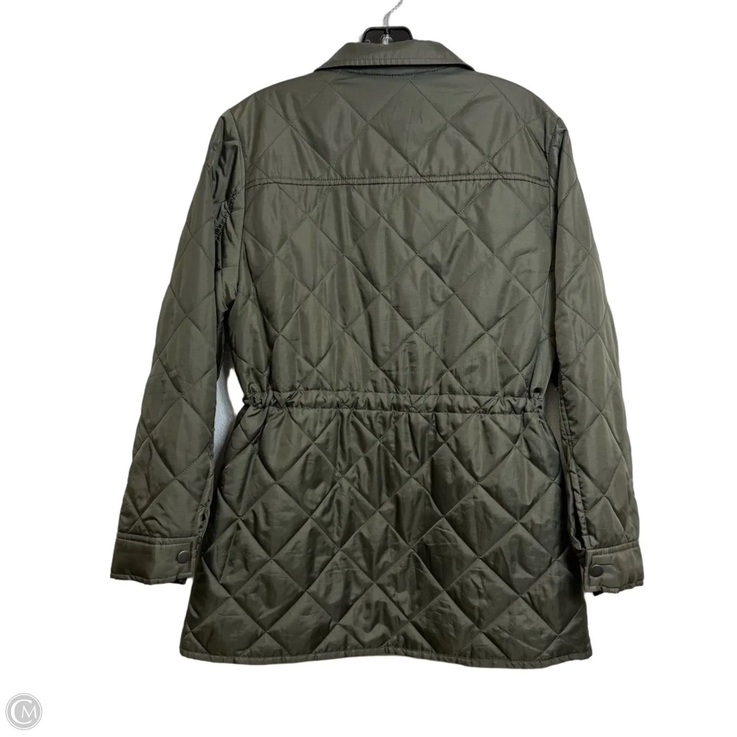 Jacket Puffer & Quilted By Treasure And Bond In Green, Size: Xs