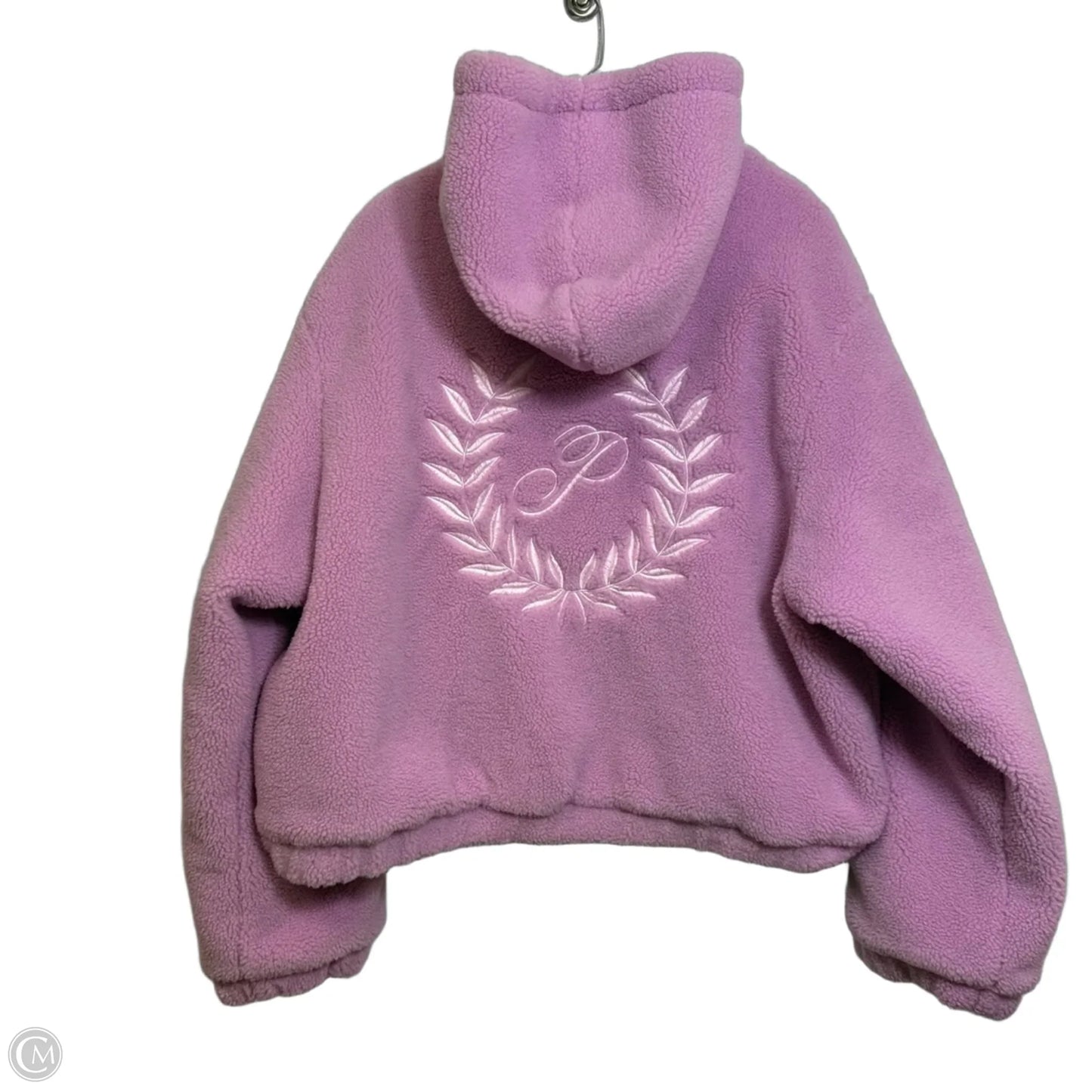 Jacket Faux Fur & Sherpa By Pink In Pink, Size: Xxl