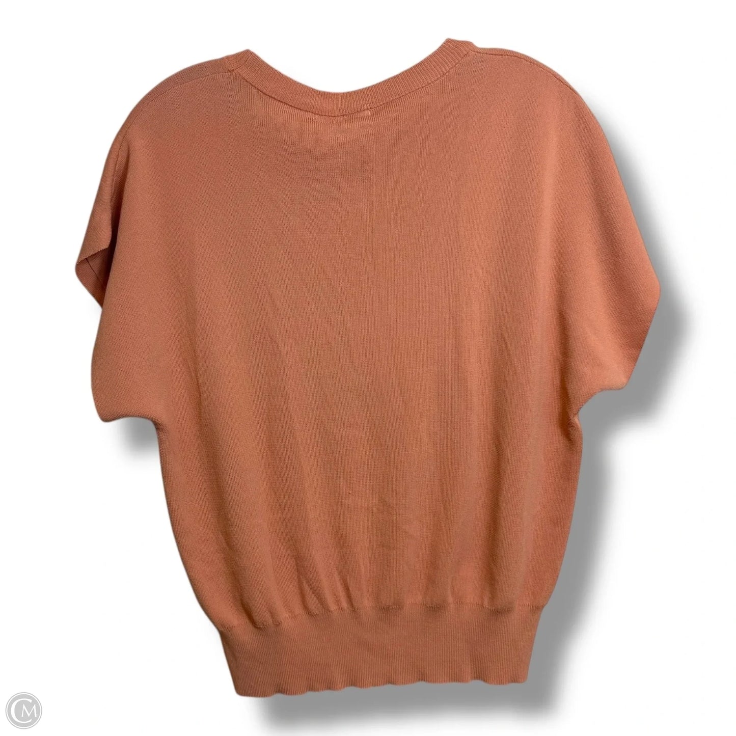 Top Short Sleeve By Common Threads In Peach, Size: S