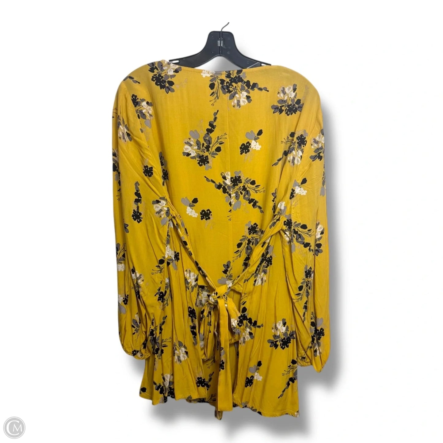 Top Long Sleeve By Lane Bryant In Yellow, Size: 14