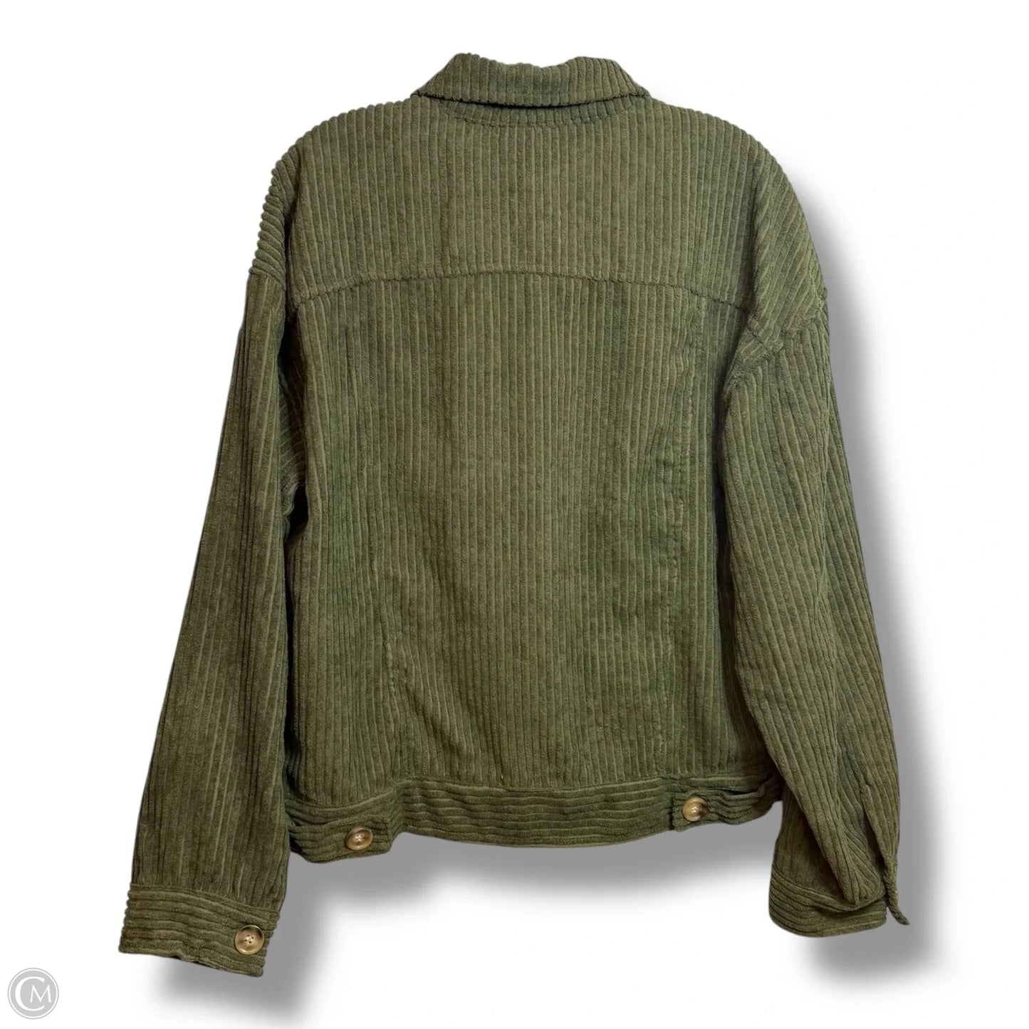 Jacket Shirt By Altard State In Green, Size: L