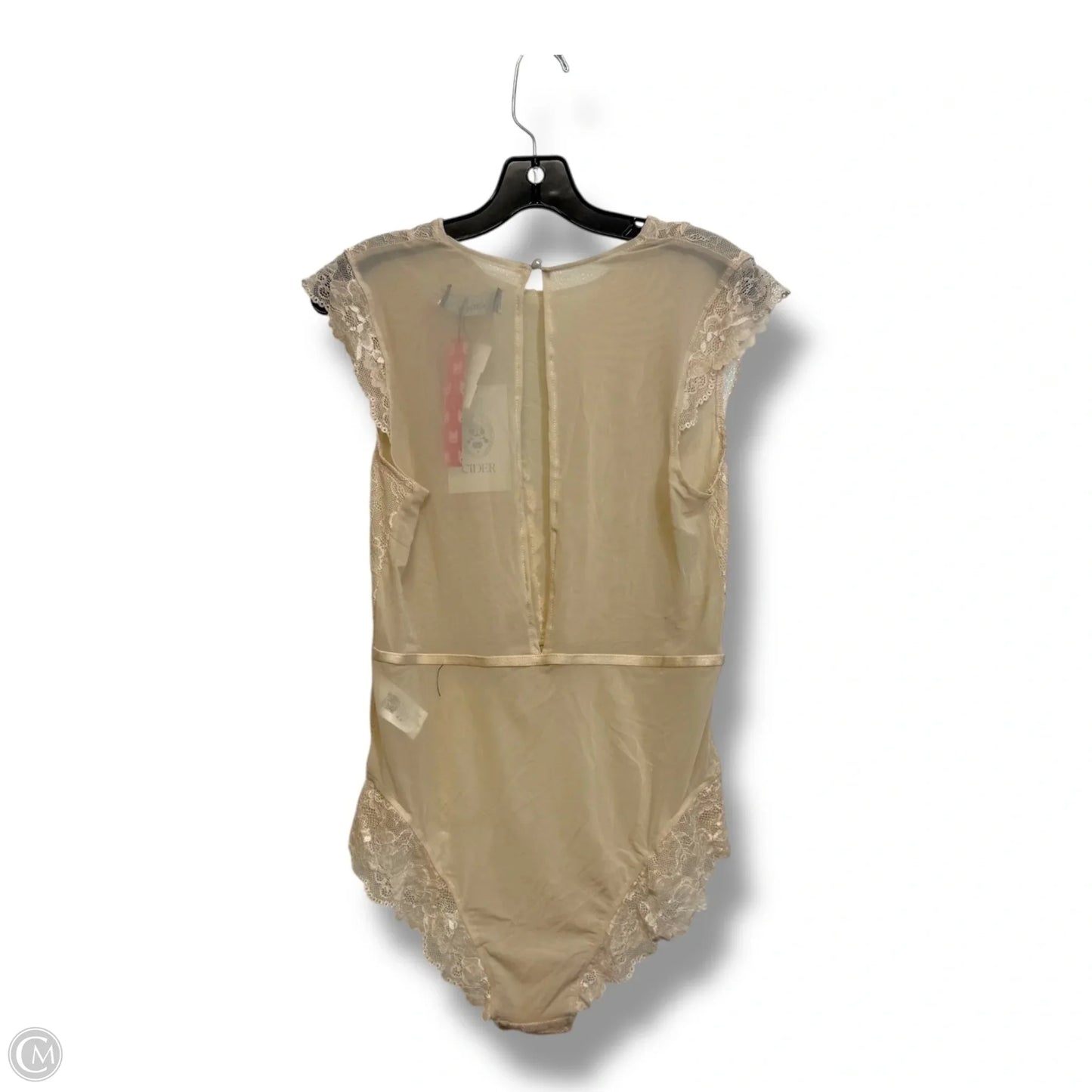 Bodysuit By Cider In Cream, Size: L