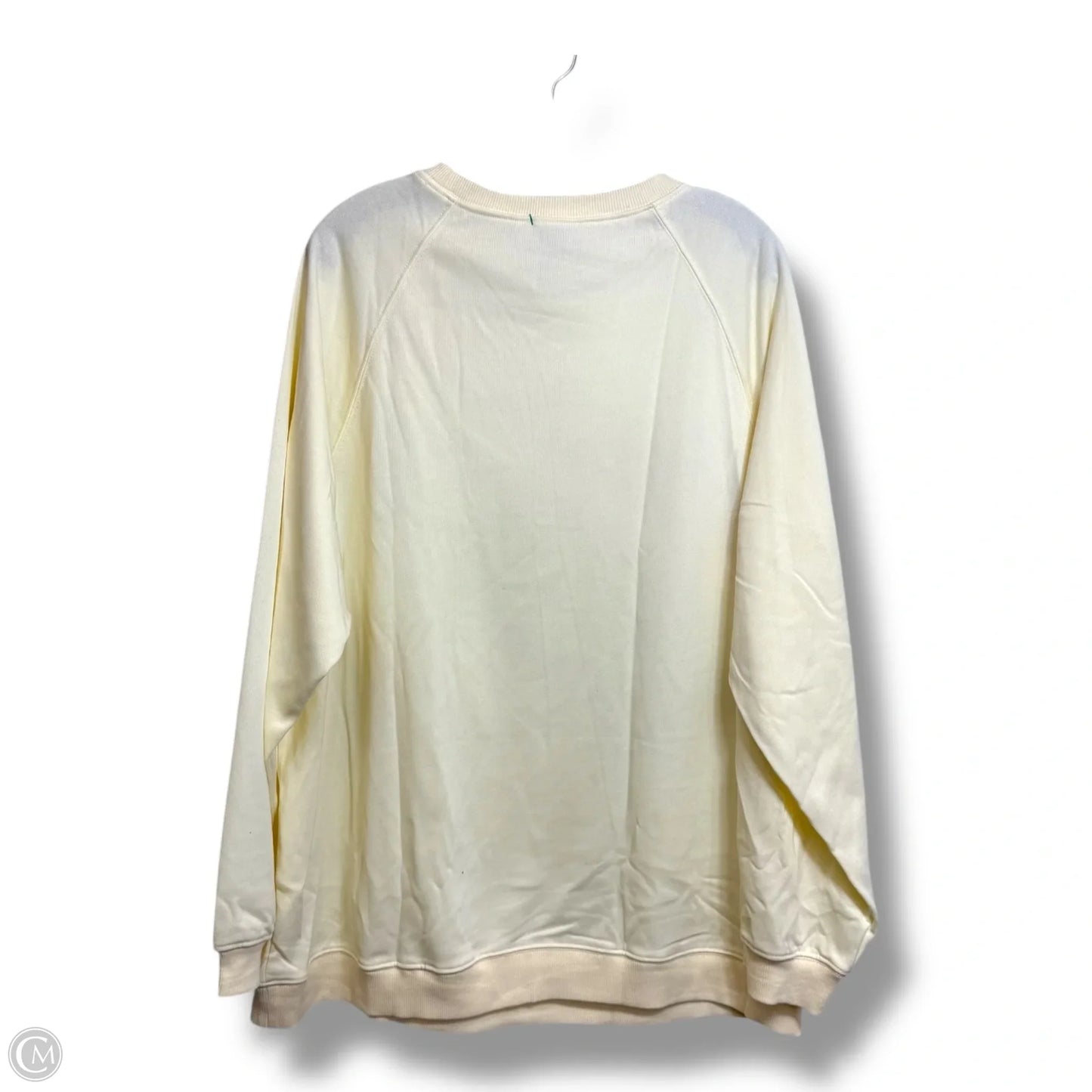 Sweatshirt Crewneck By Cmf In Cream, Size: Xl