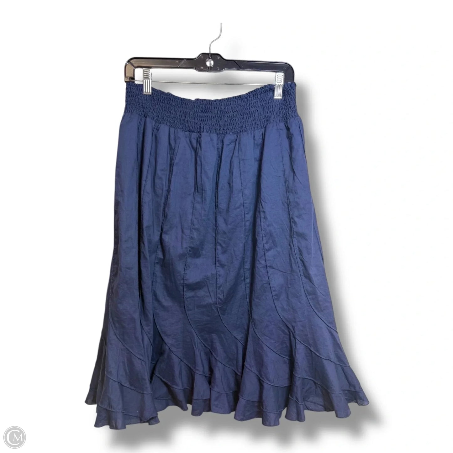 Skirt Midi By Grace Elements In Navy, Size: Xl