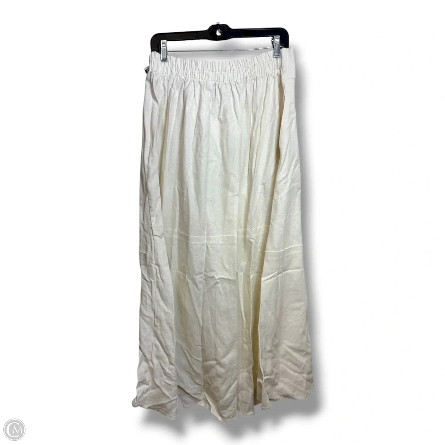 Skirt Maxi By Clothes Mentor In White, Size: L