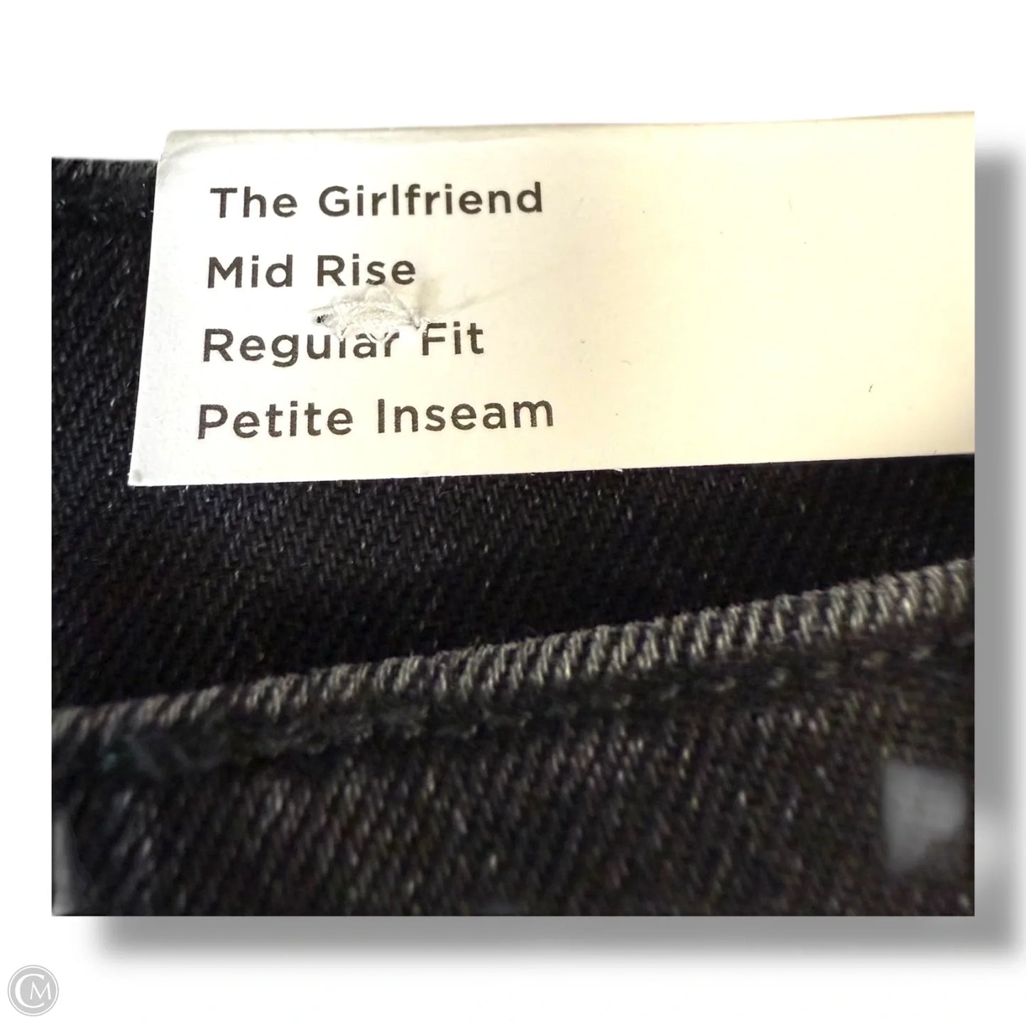 Jeans girlfriend Straight By Loft In Black, Size: 6