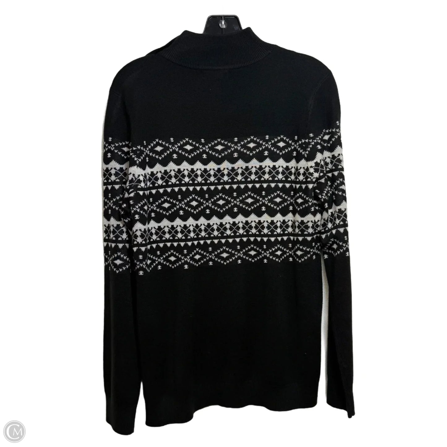 Sweater By Calvin Klein In Black, Size: L