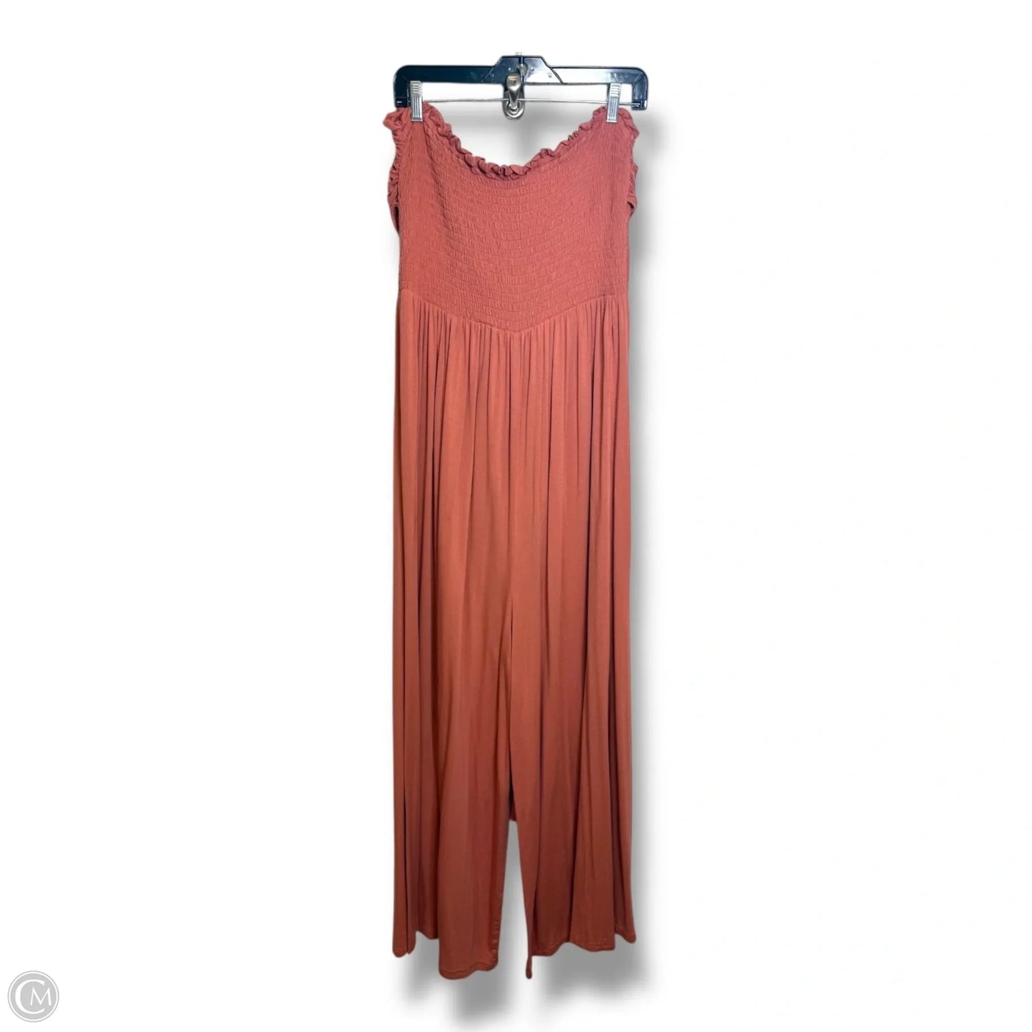 Jumpsuit romper Maxi By Anthropologie In Coral, Size: Xl