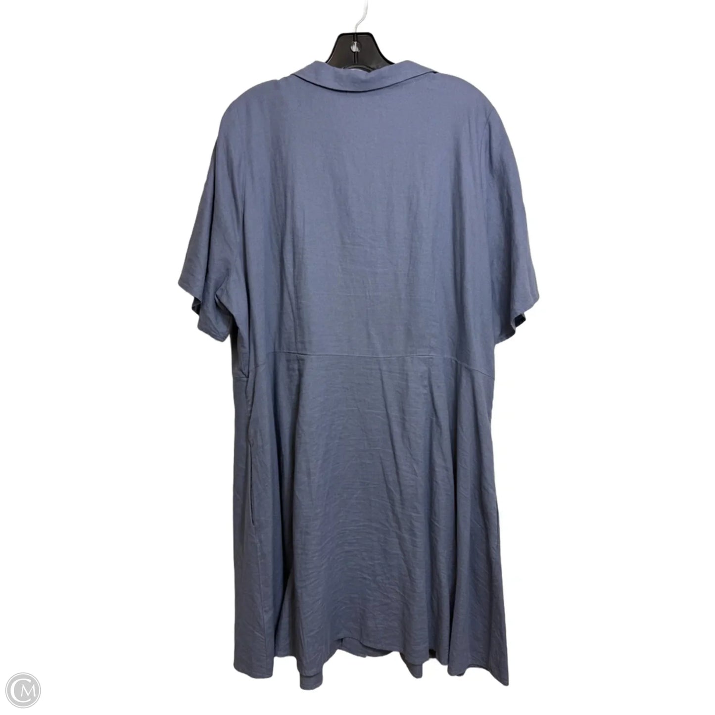 Dress Casual Midi By Madewell In Blue, Size: 16w