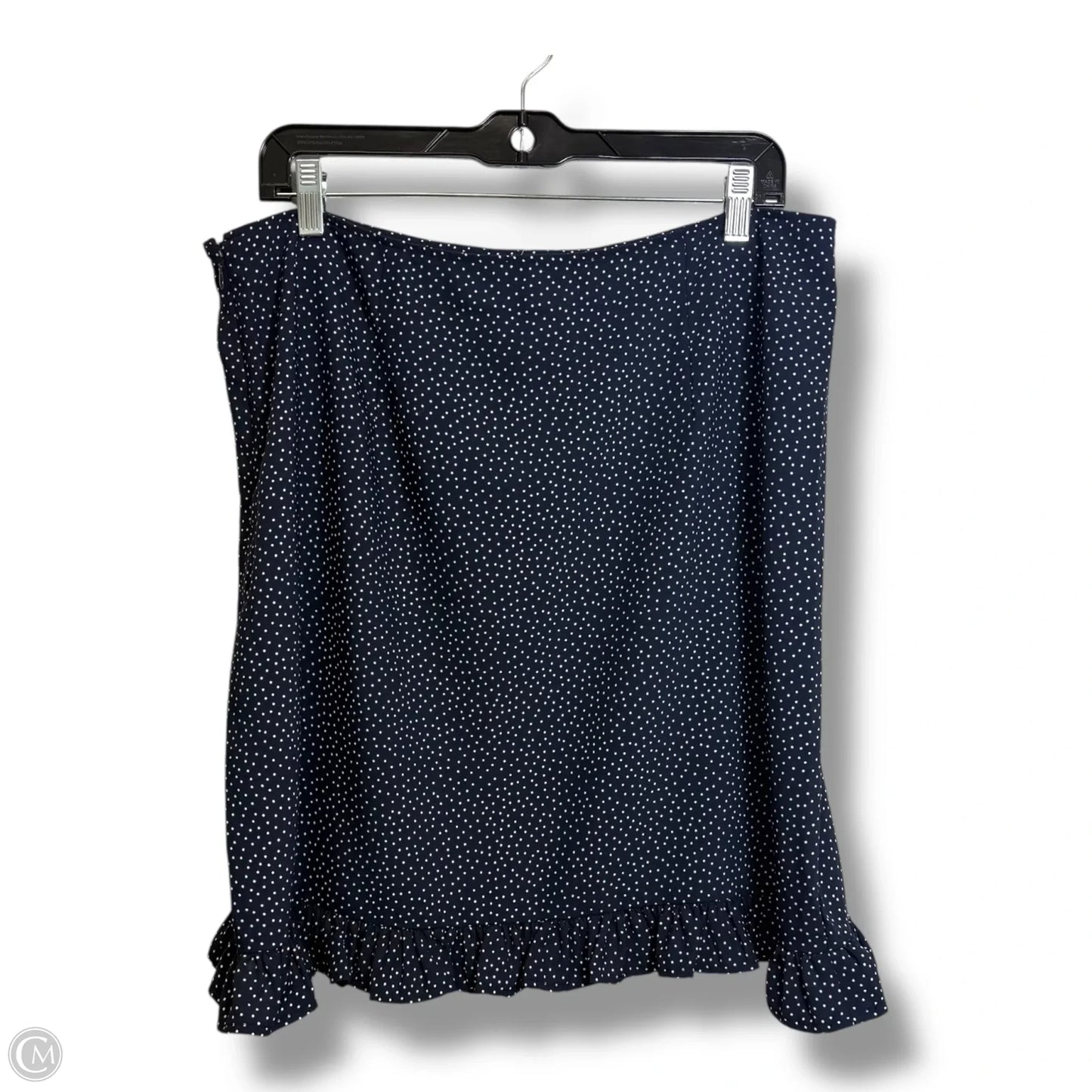 Skirt Mini & Short By Loft In Polkadot Pattern, Size: 14